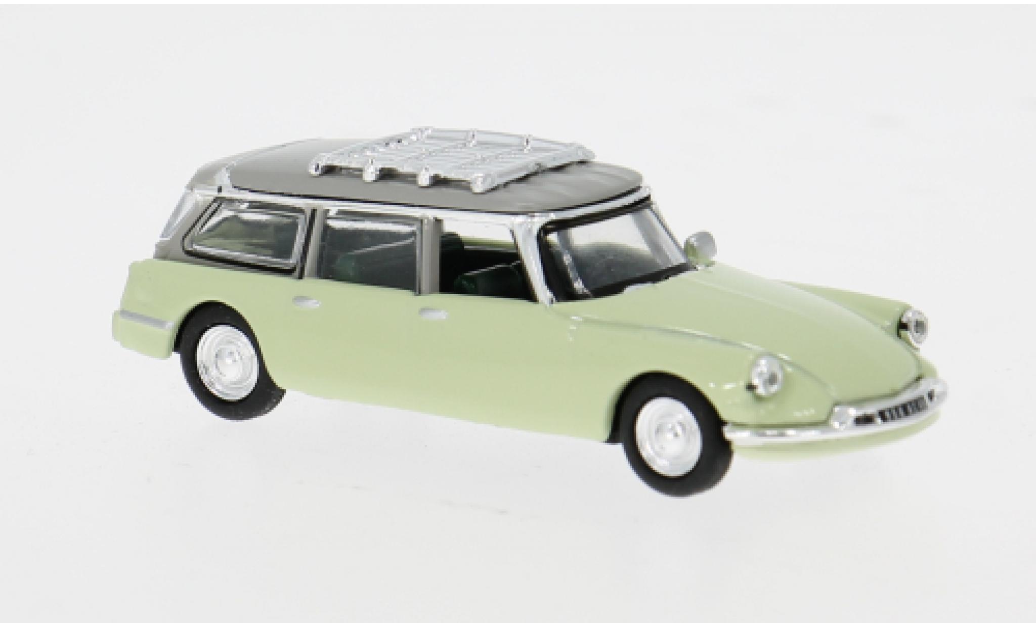 Citroen ID 19 1/87 Norev gr&uuml;n/weiss 1961 1:87 modellautos