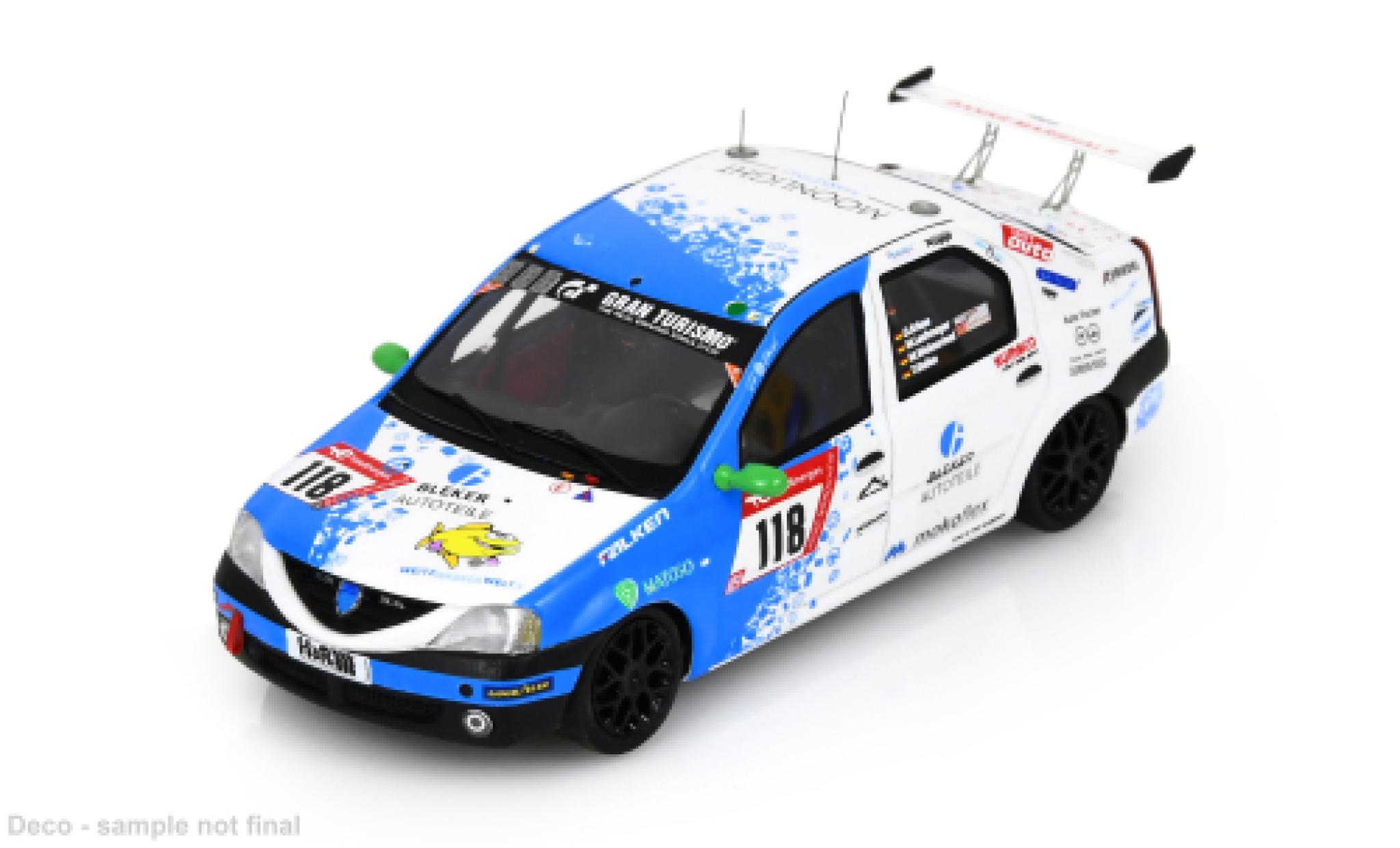 Dacia Logan 1/43 Spark 24h N&uuml;rburgring 2023 Team SwiftWing.de #118 O.Kriese/M.Lachmayer 1:43 modellautos