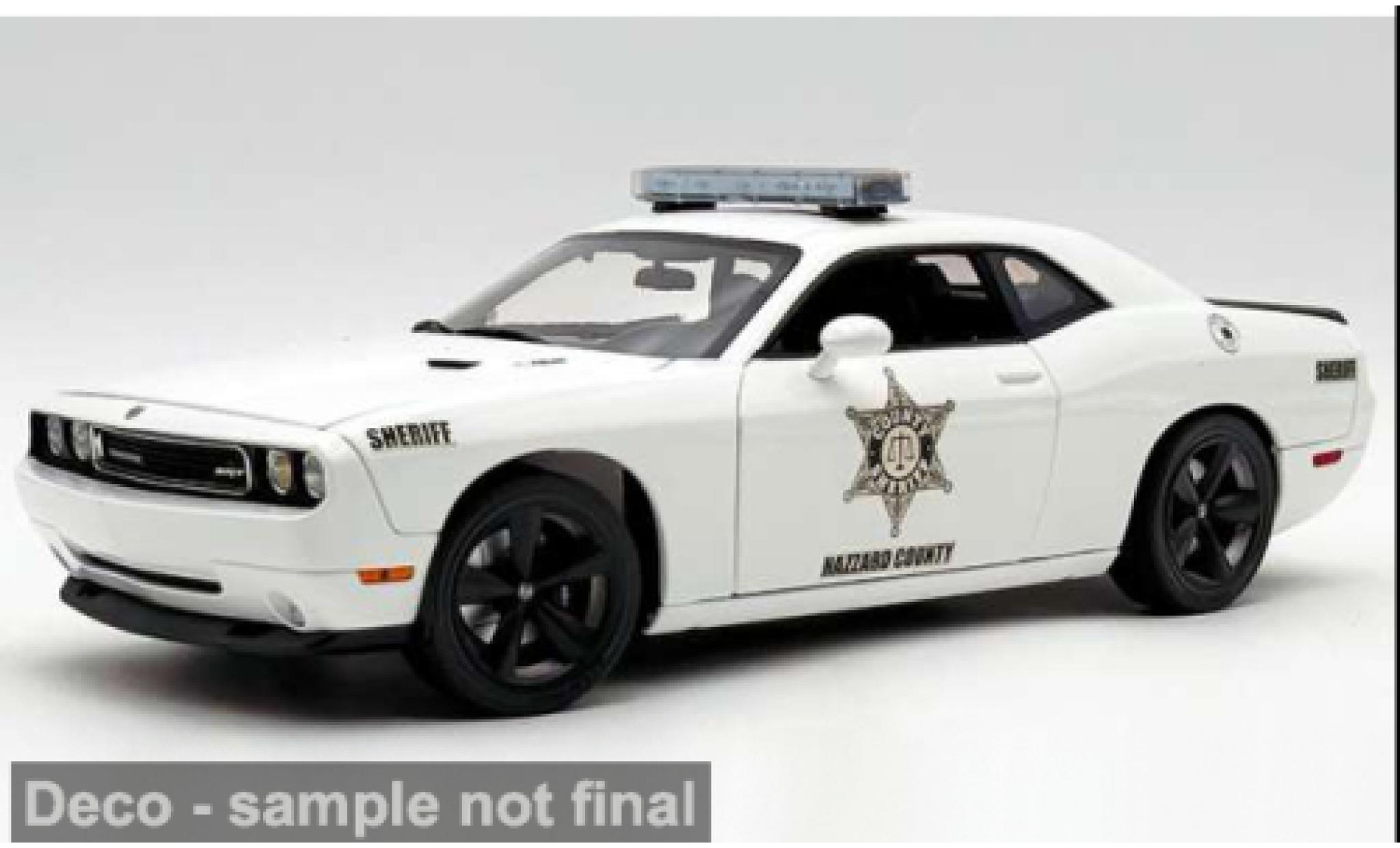 Dodge Challenger 1/18 ACME SRT 8 2010 Hazzard County Sheriff 1:18 modellautos