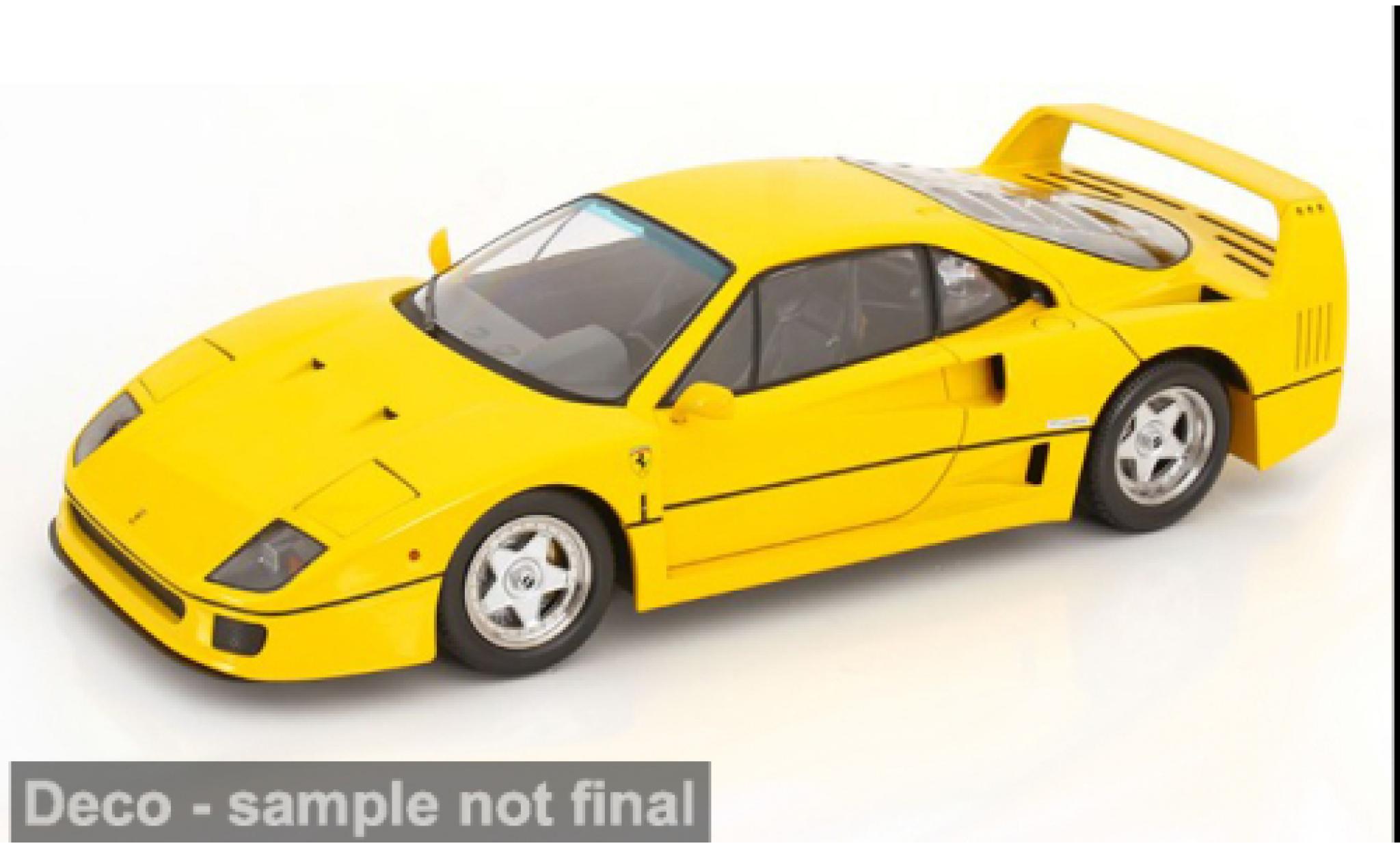 Ferrari F40 1/12 KK Scale gelb 1987 1:12