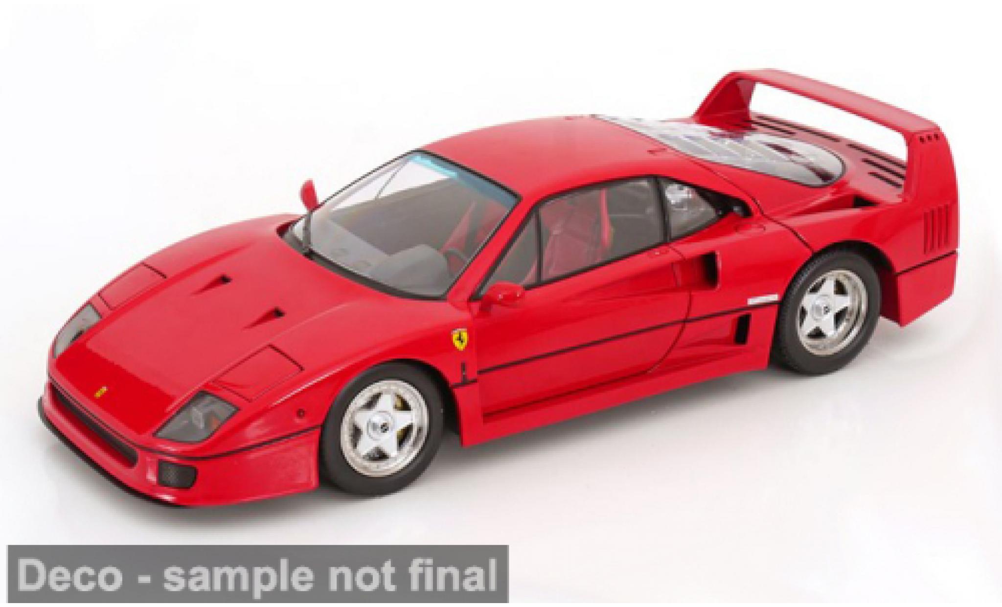 Ferrari F40 1/12 KK Scale rot 1987 1:12 modellautos