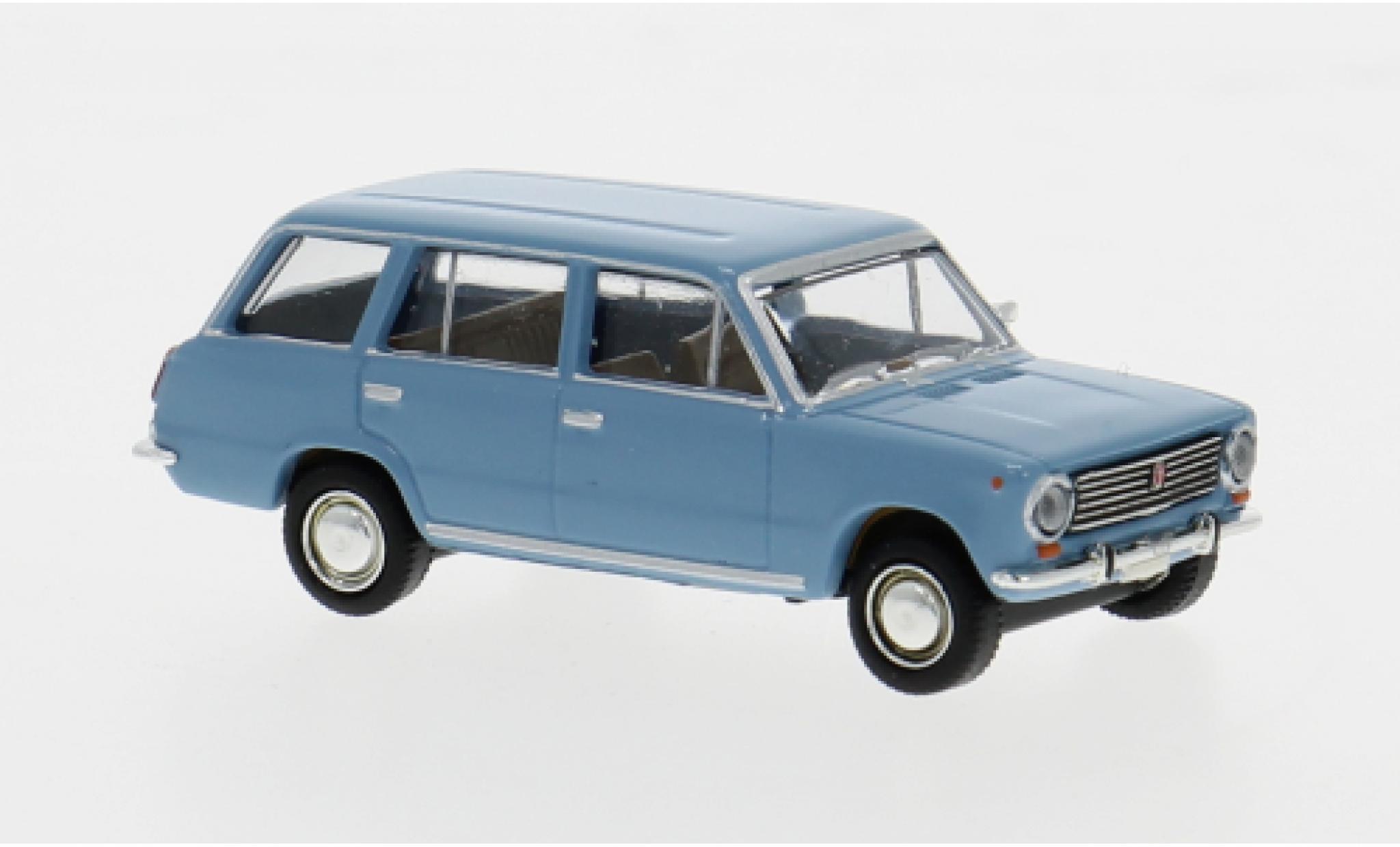 Fiat 124 1/87 Brekina Familiare blau 1966 1:87 modellautos