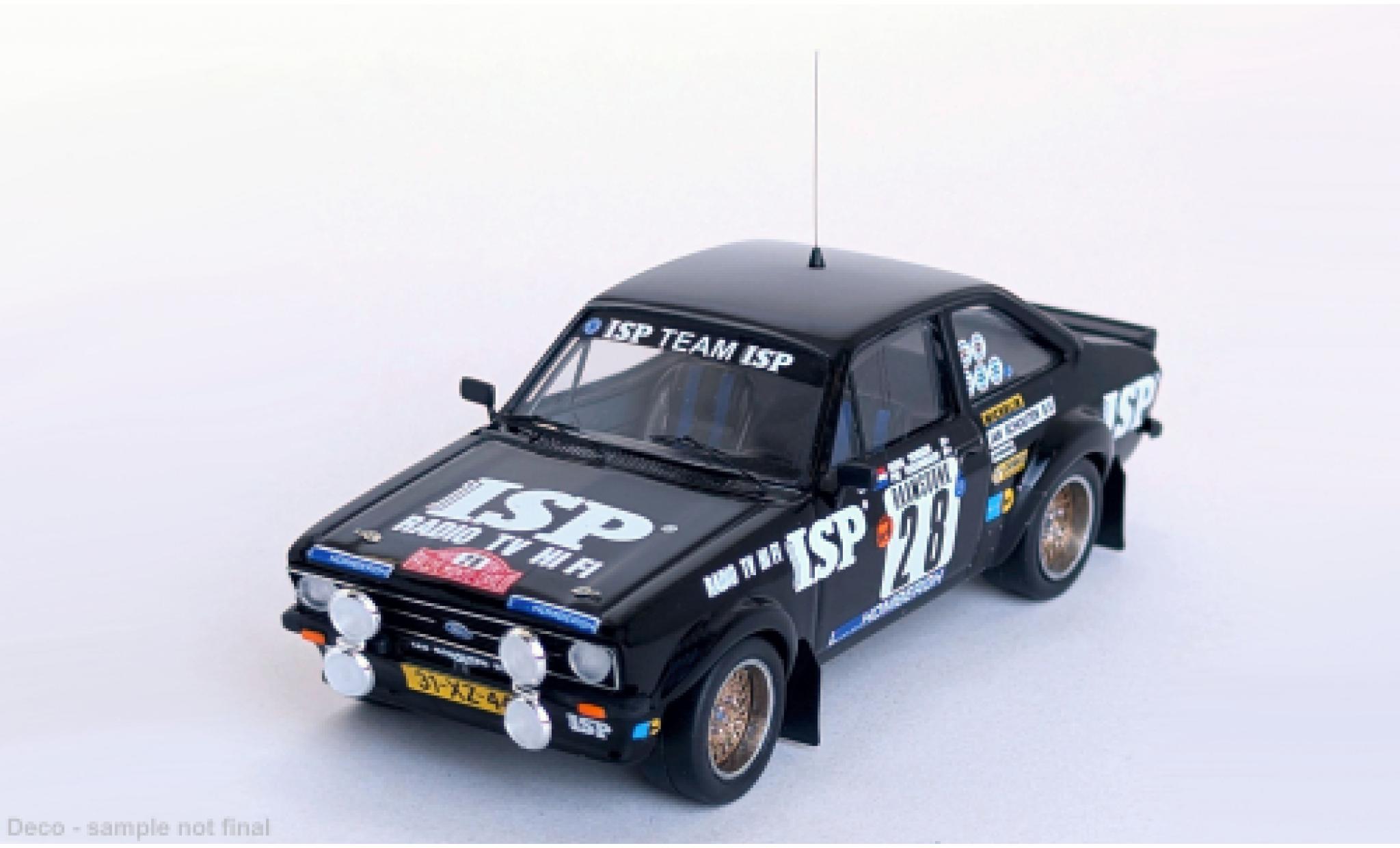 Ford Escort 1/43 Trofeu MK II Rally Monte Carlo 1981 #28 H.Vossen/P.Theunissen 1:43 modellautos
