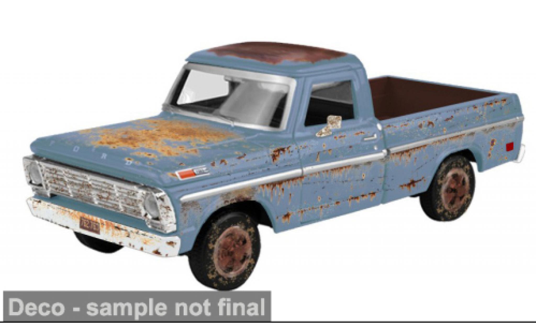 Ford F-1 1/24 Motormax 00 blau 1969 1:24 modellautos
