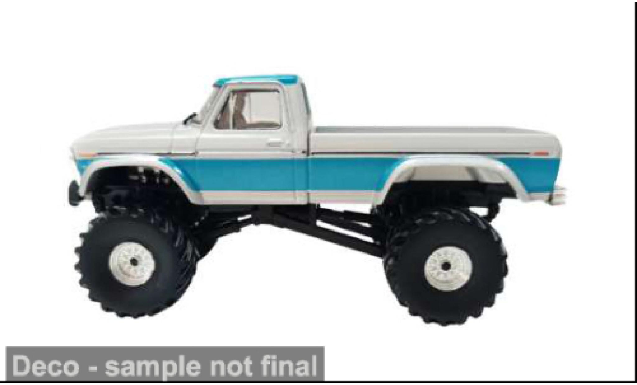 Ford F-250 1/43 Greenlight silber/t&uuml;rkis 1976 1:43 modellautos