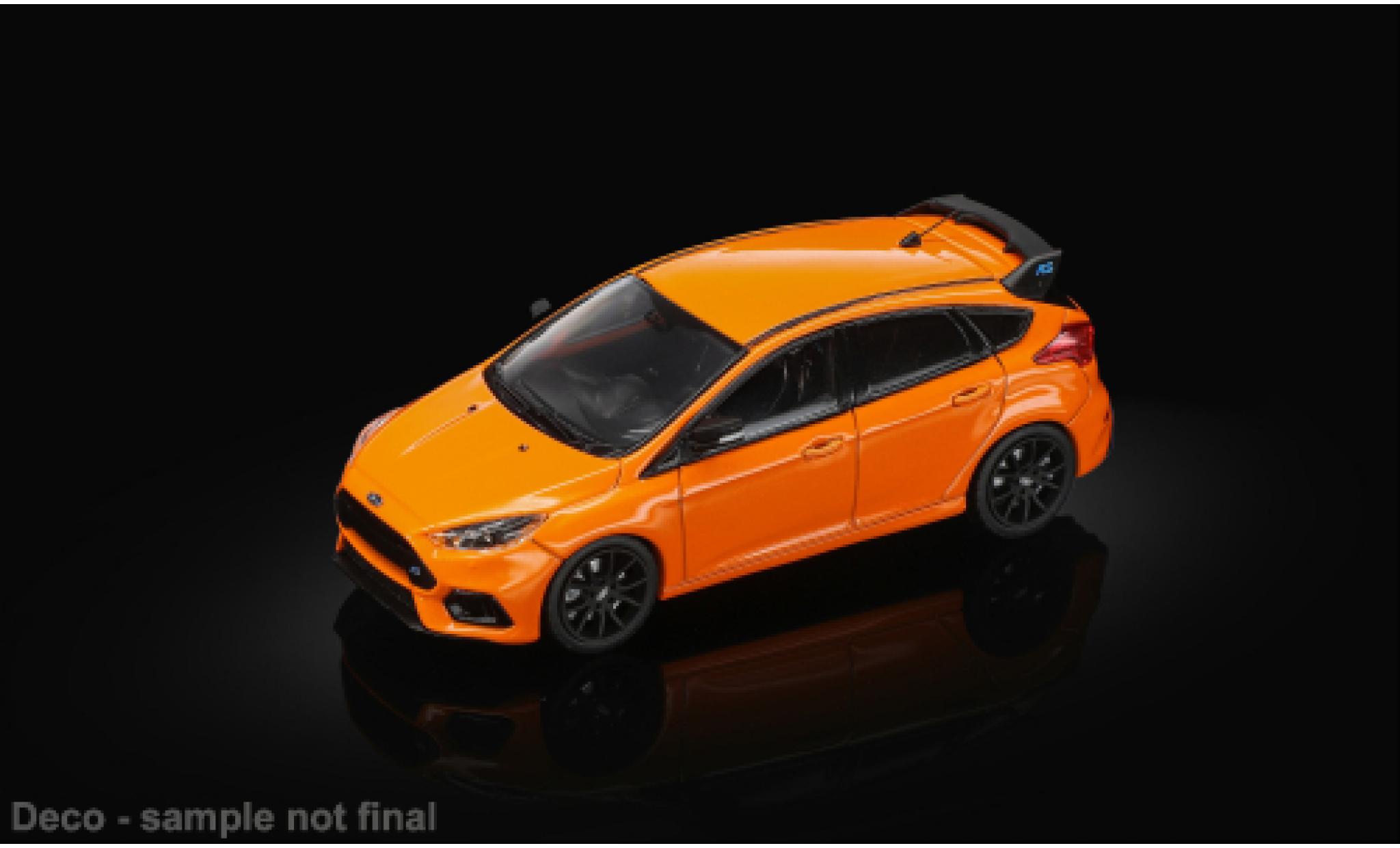 Ford Focus 1/64 Sun Star RS orange 2018 1:64 modellautos