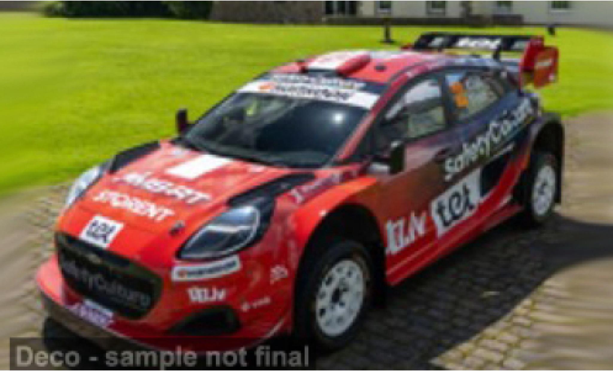 Ford Puma 1/18 Solido Rally 1 Hyprid Rally Estonia 2025 #22 M.Sesks/R.Francis 1:18 modellautos