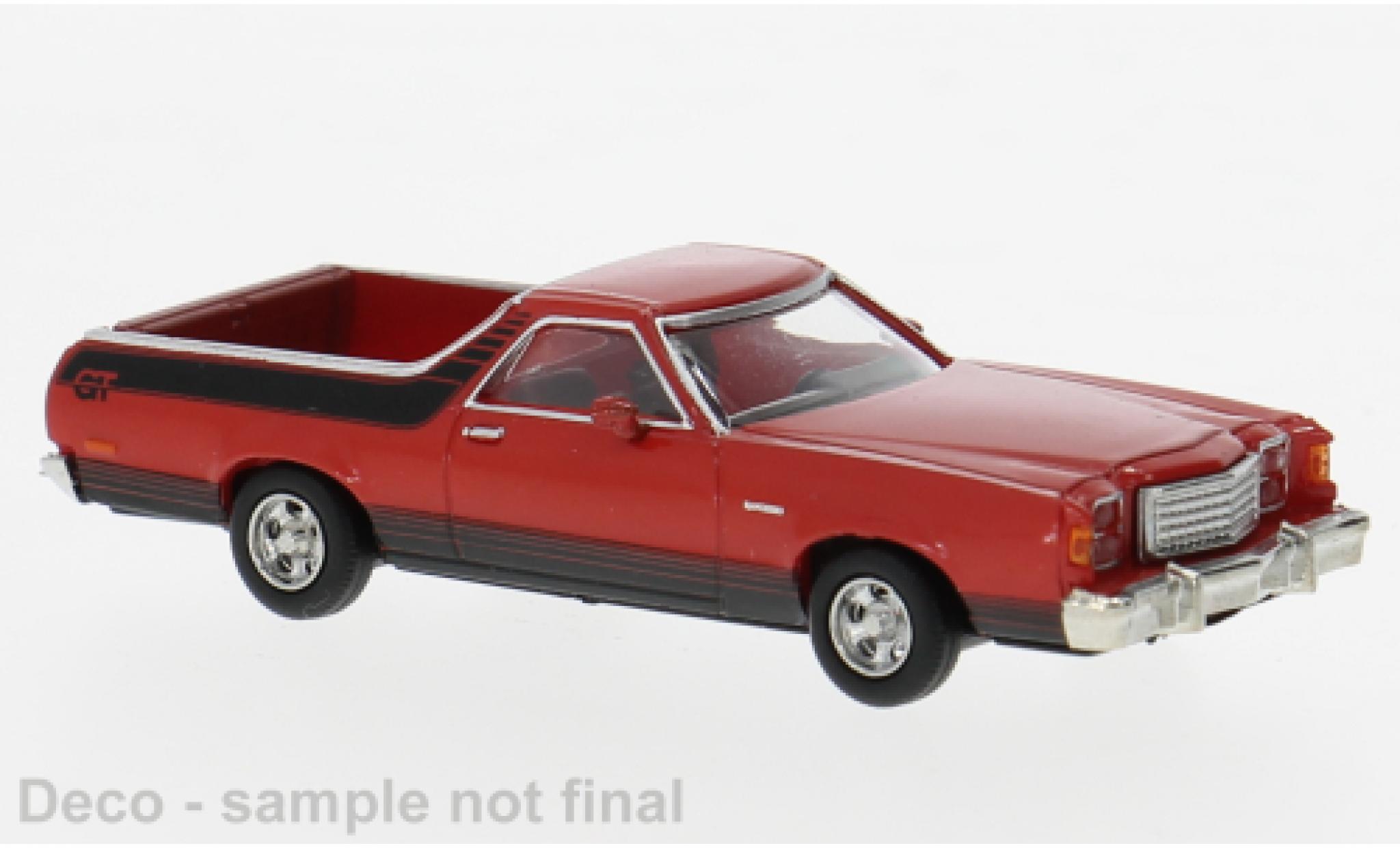 Ford Ranchero 1/87 Brekina GT rot 1977 1:87 modellautos