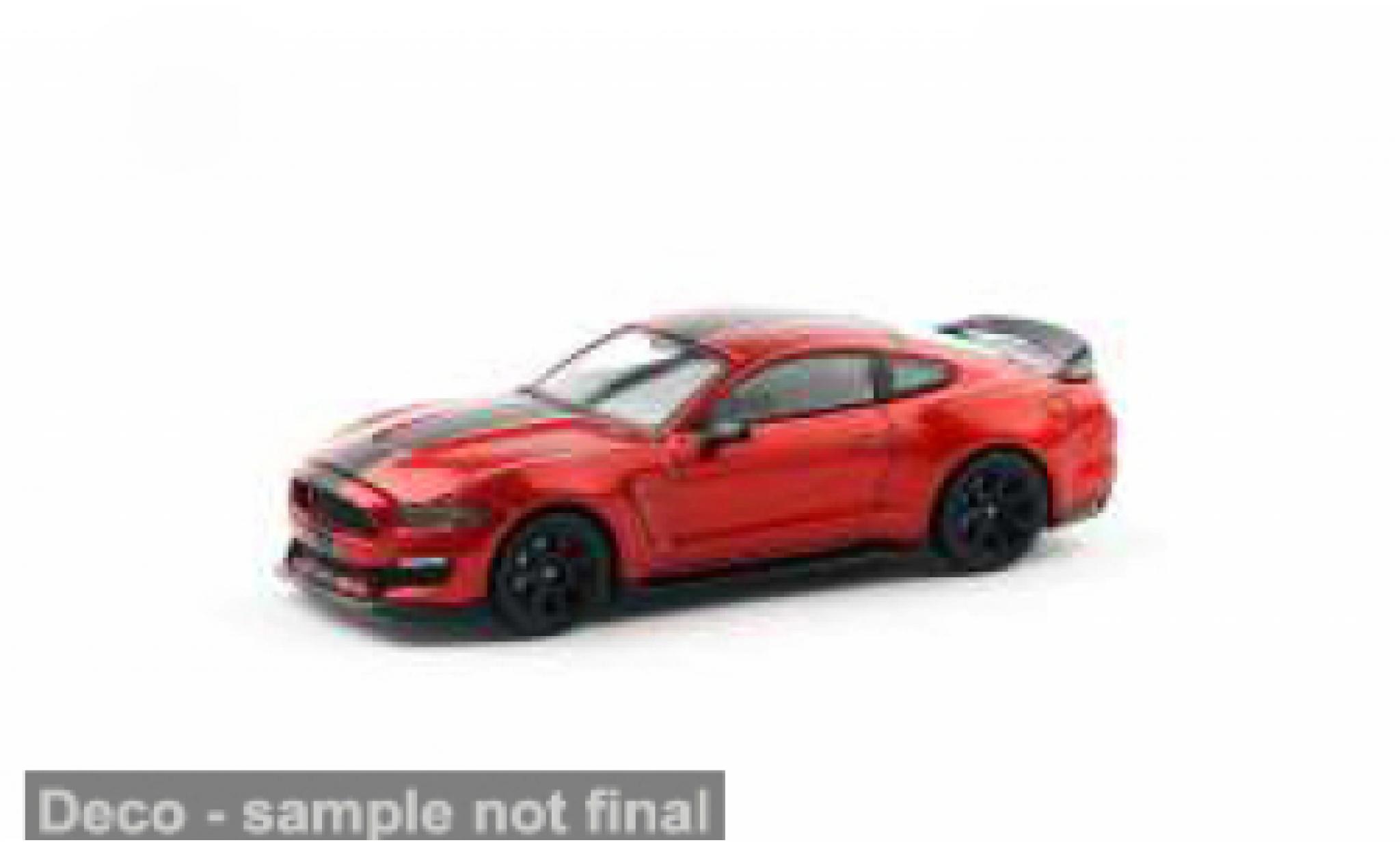 Shelby Mustang 1/64 Pop Race Ford GT-350R rot/schwarz 1:64 modellautos