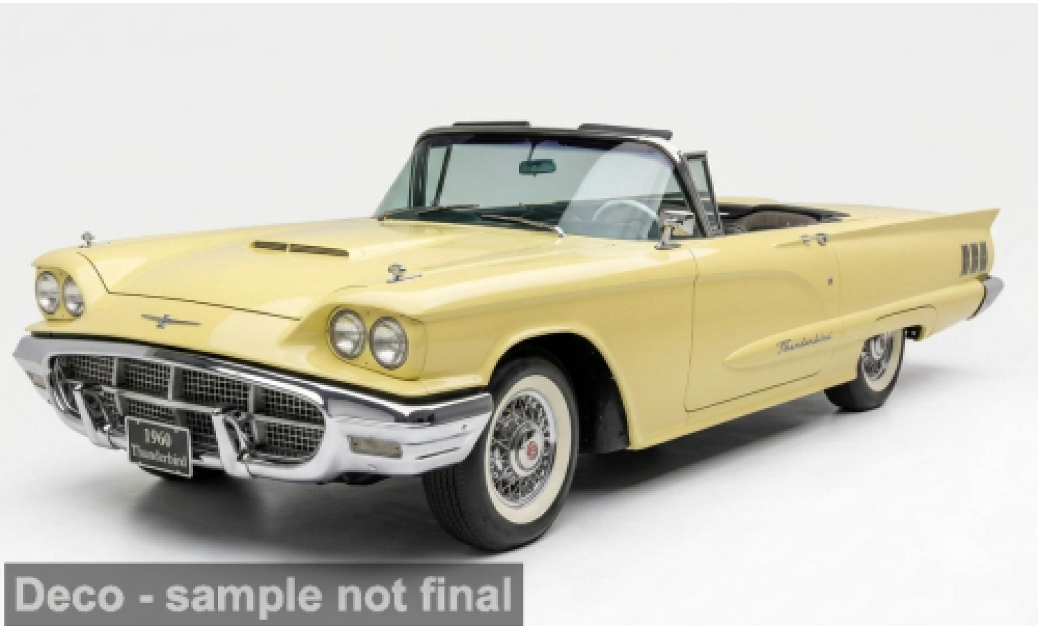 Ford Thunderbird 1/18 Sun Star gelb 1960 1:18 modellautos