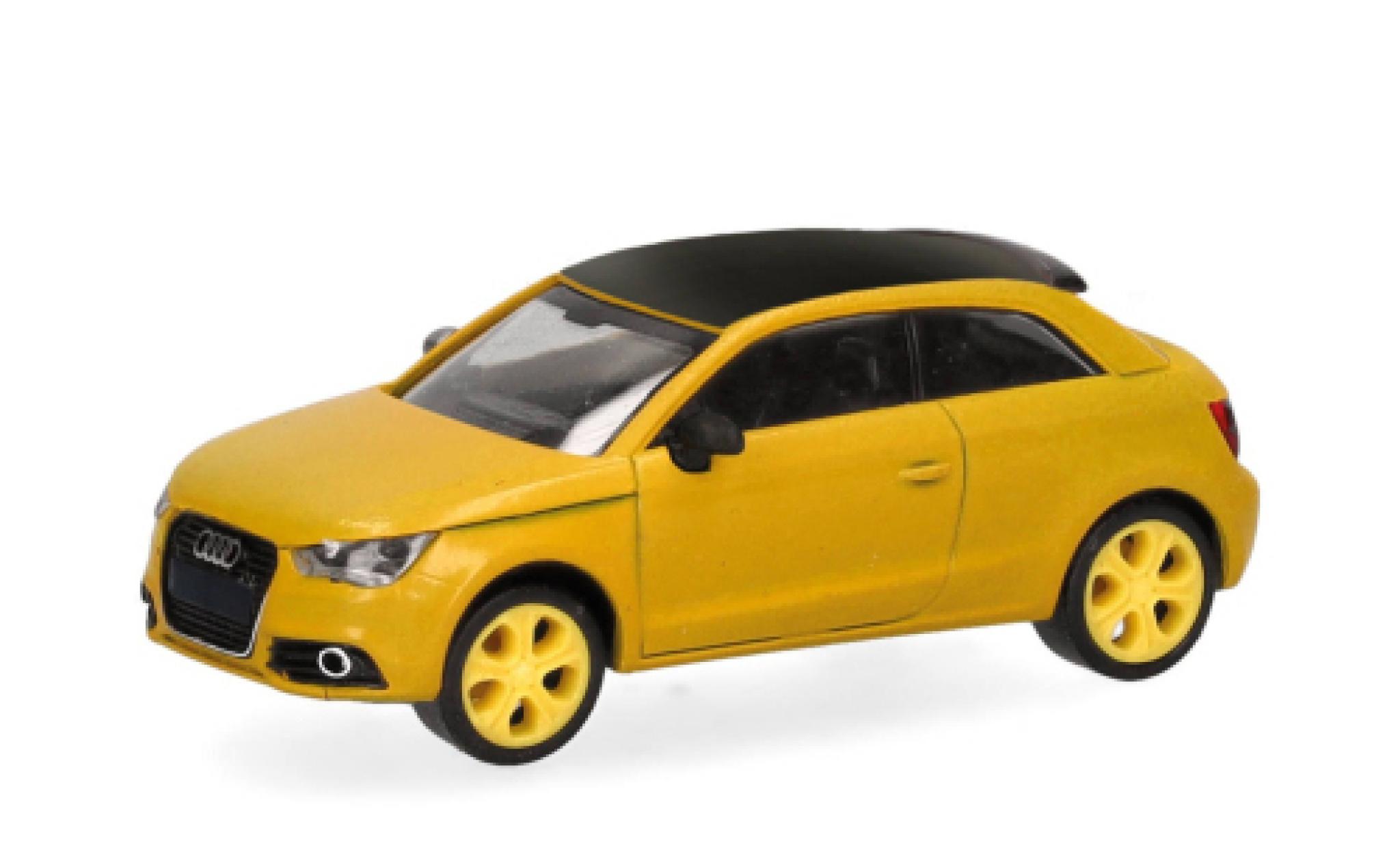 Audi S1 Herpa gelb 1:87 modellautos