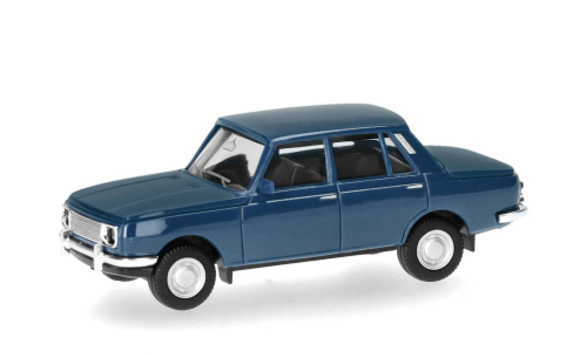 Wartburg 353 Herpa blau 1966 1:87 modellautos