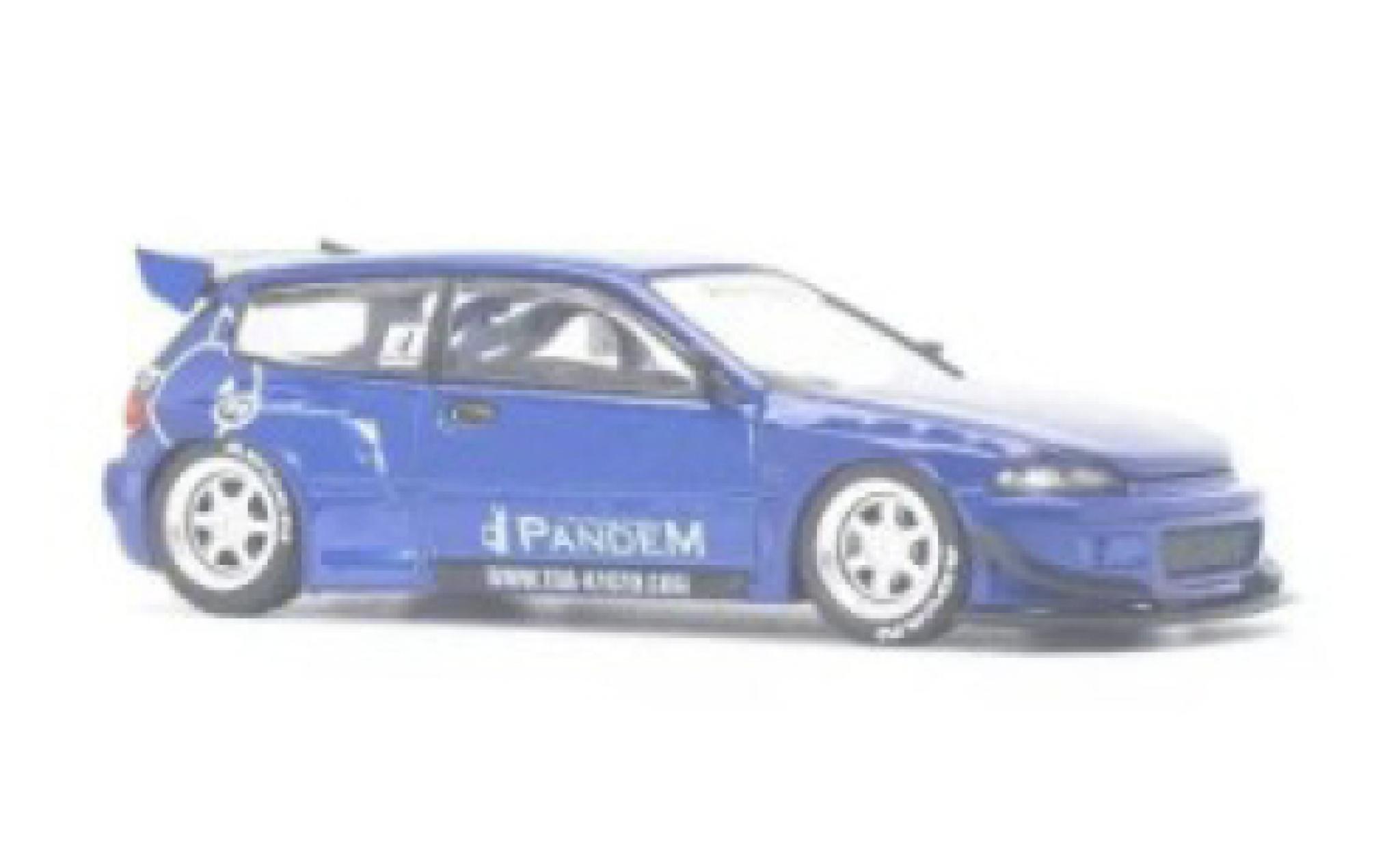 Honda Civic 1/64 Pop Race (EG6) by Pandem blau 1:64 modellautos
