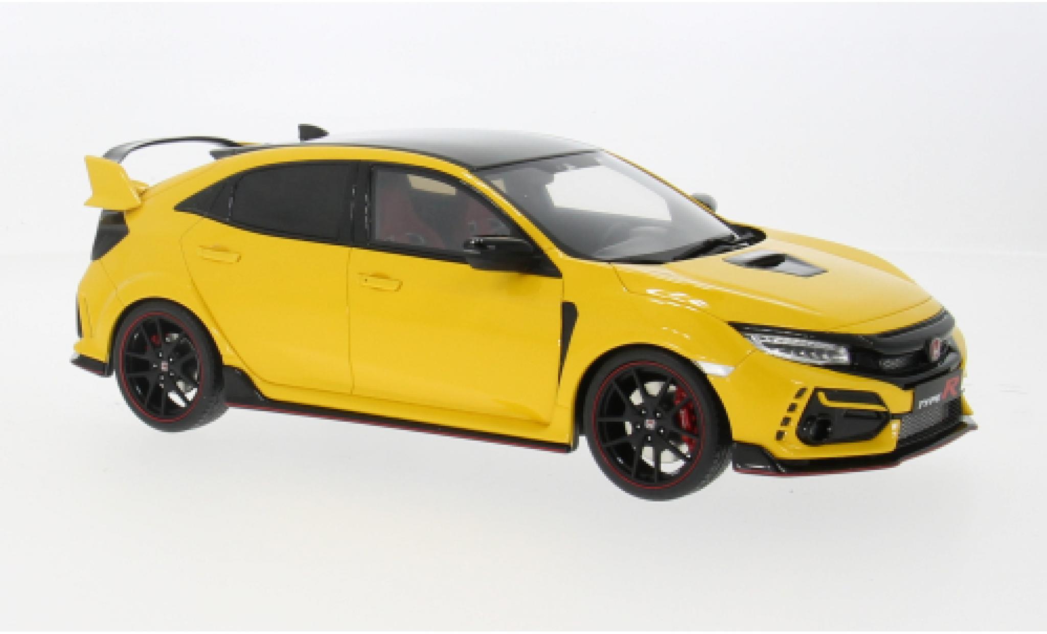 Honda Civic 1/18 Ottomobile Type E FK8 gelb 2020 1:18 modellautos