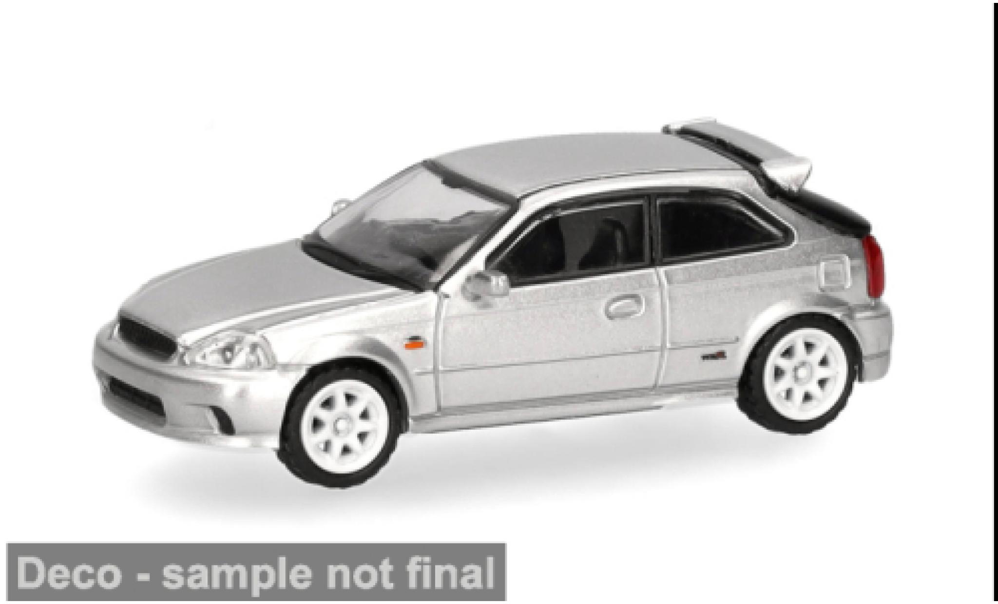 Honda Civic 1/87 Micro City 87 Type R (EK9) silber 1:87 modellautos