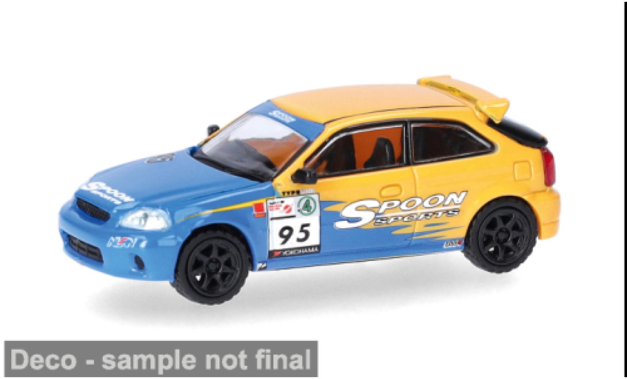 Honda Civic 1/87 Micro City 87 Type R (EK9) Spoon 1:87 modellautos