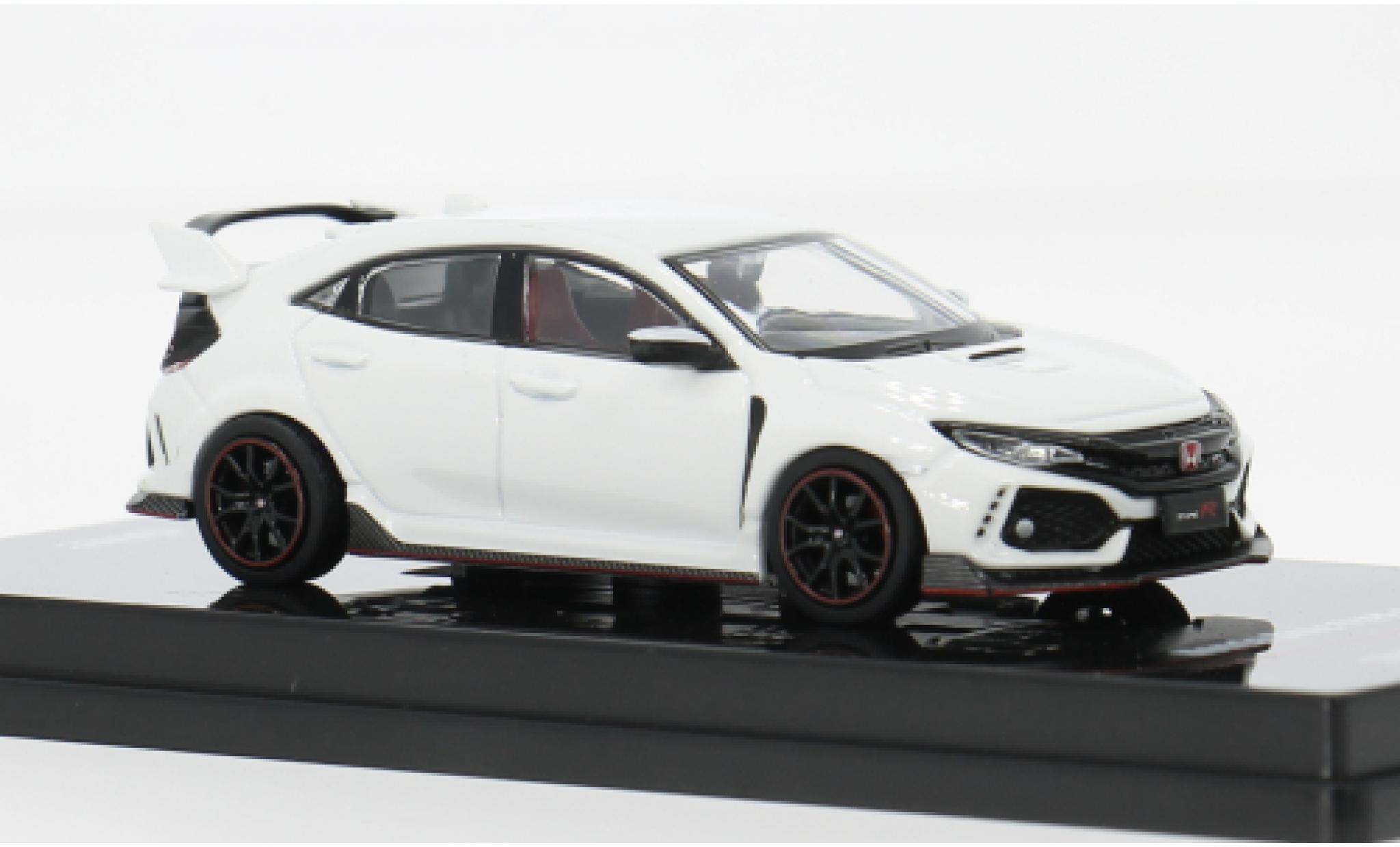 Honda Civic 1/64 INNO64 Type R (FK8) weiss 2017 1:64 modellautos