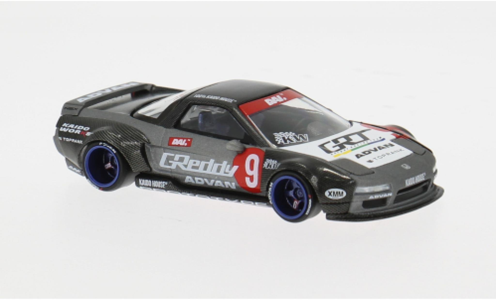 Honda NSX 1/64 Mini GT Kaido Test Car Spec V1 grau/Dekor 1:64 modellautos