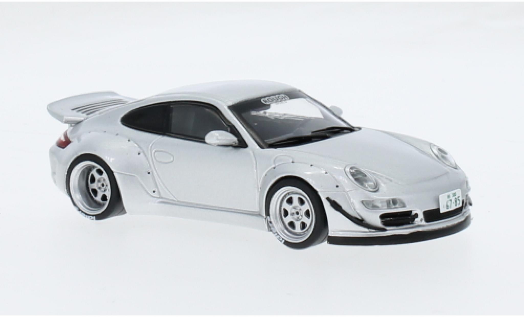 Porsche 997 RWB 1/43 IXO silber 1:43 modellautos