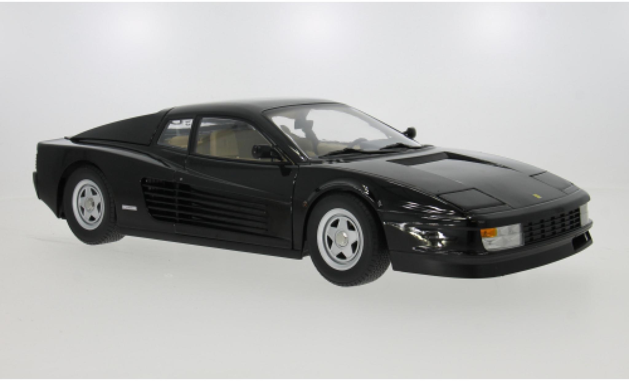 Ferrari Testarossa 1/12 KK Scale schwarz 1986 1:12 modellautos