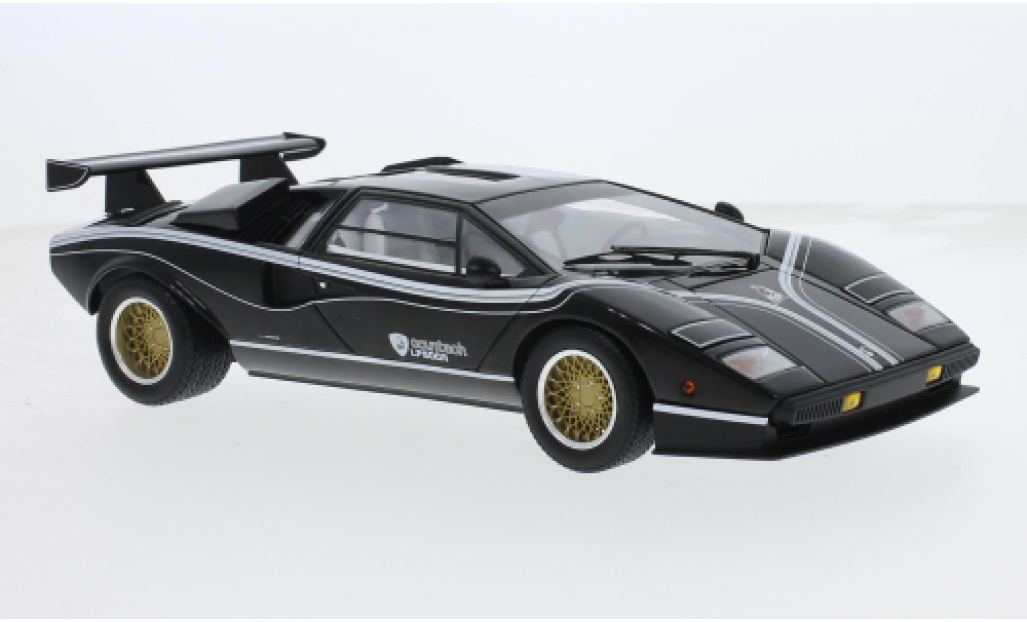 Lamborghini Countach 1/18 Kyosho LP500R schwarz/weiss 1:18 modellautos
