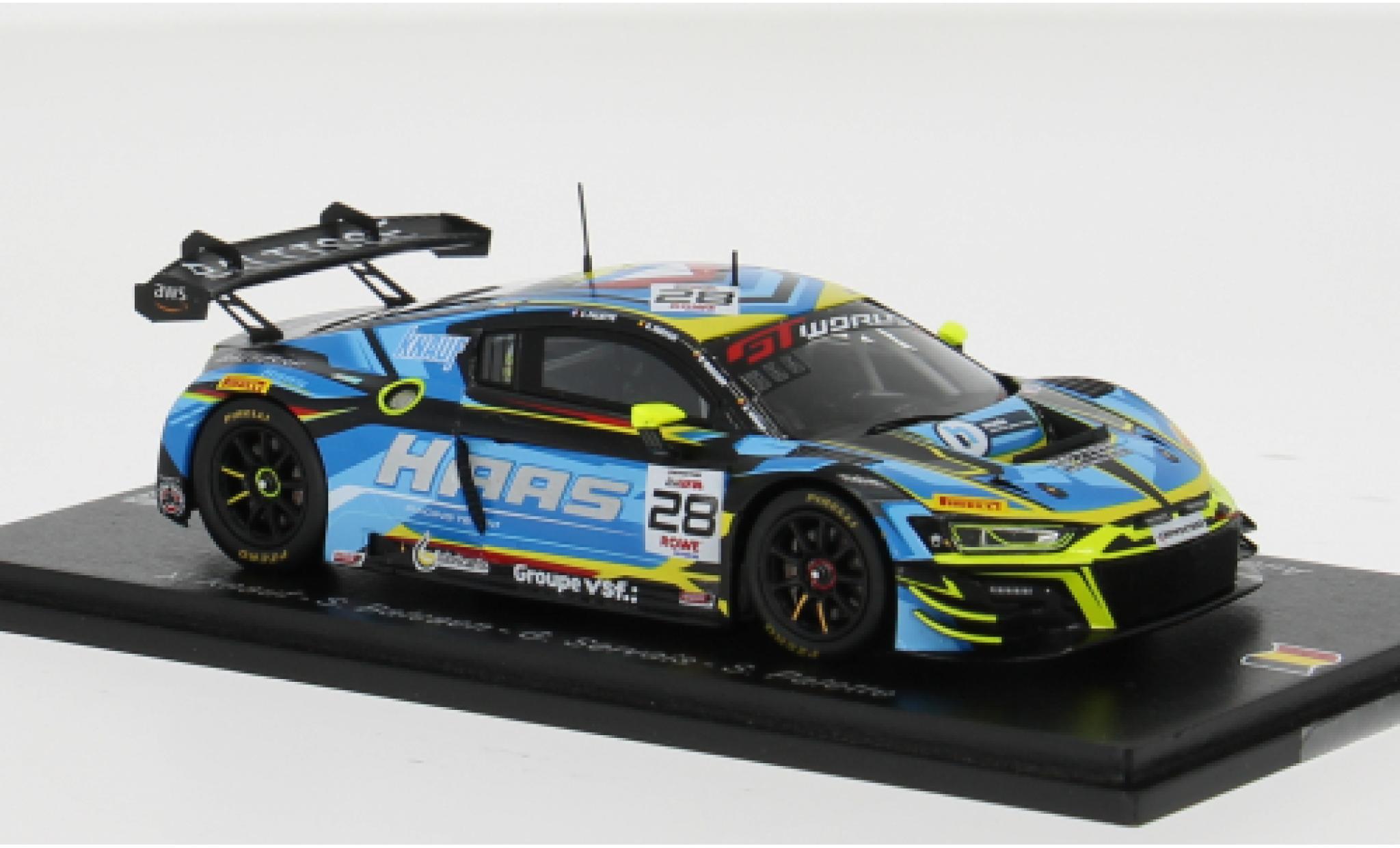 Lamborghini Huracan 1/43 Spark GT3 EVO 2 24h Spa 2025 Haas RT #28 X.Knauf/S.Balcaen 1:43 modellautos