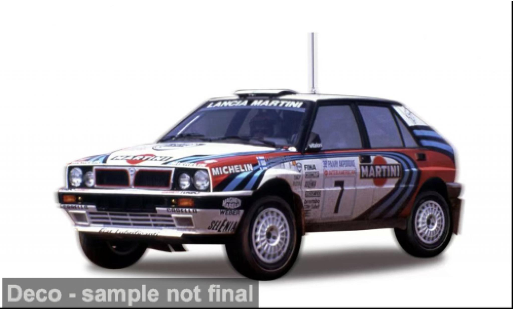 Lancia Delta 1/18 Sun Star Integrale Acropolis Rally 1991 #7 J.Kankkunen/J.Piironen 1:18 modellautos