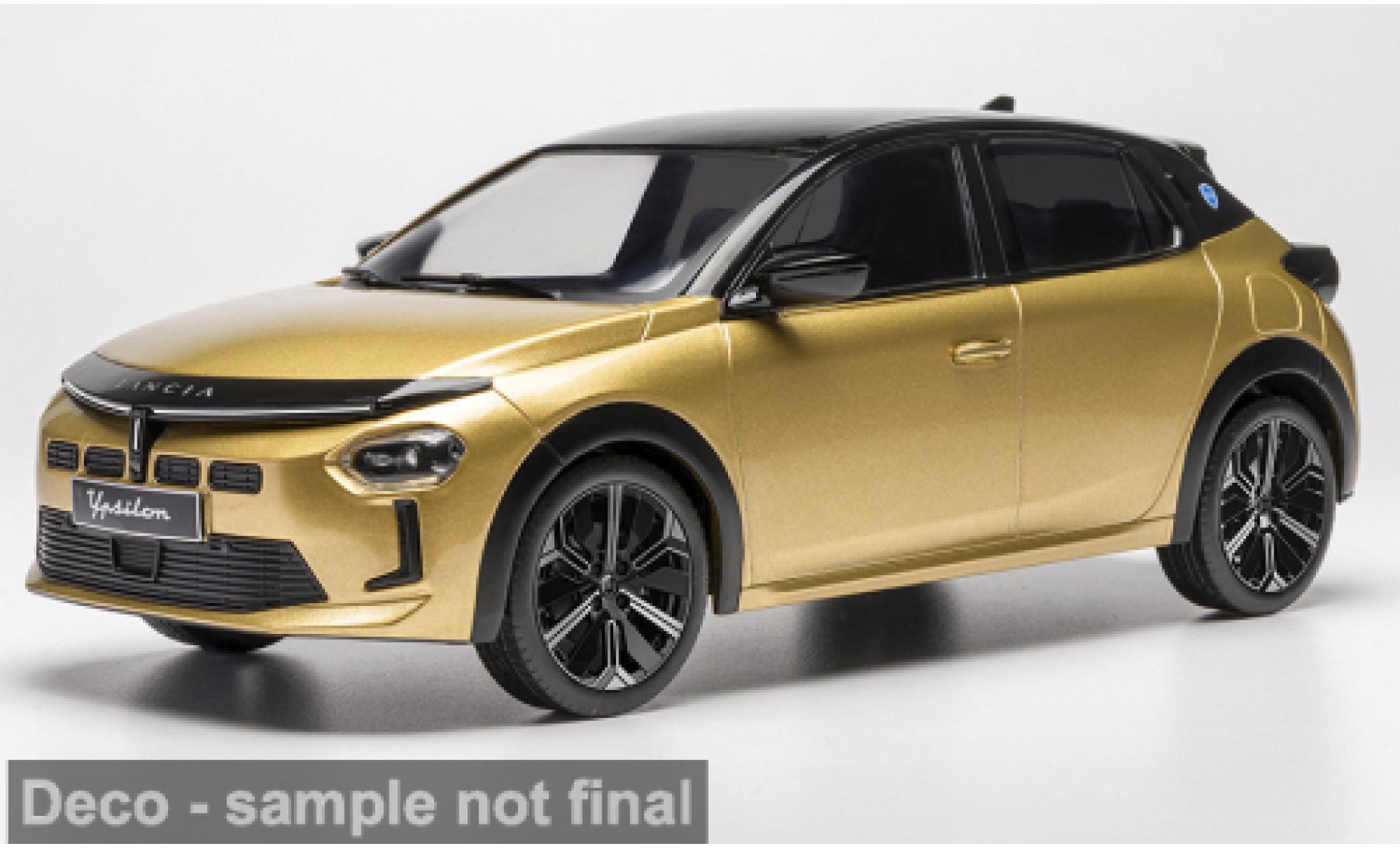 Lancia Ypsilon 1/18 IXO gelb/schwarz 2025 1:18 modellautos