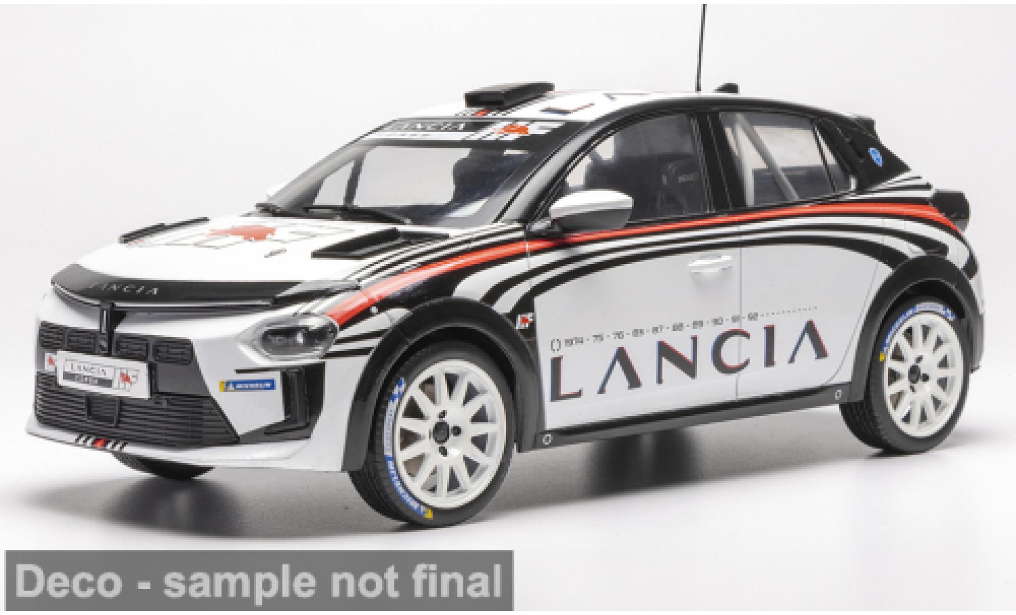 Lancia Ypsilon 1/18 IXO HF Rally4 Test 2024 M.Biasion 1:18 modellautos