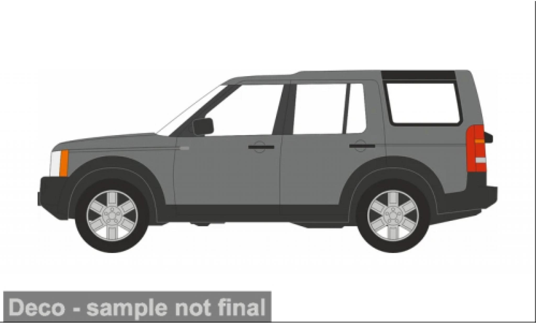 Land Rover Discovery 1/76 Oxford 3 grau/schwarz 1:76 modellautos