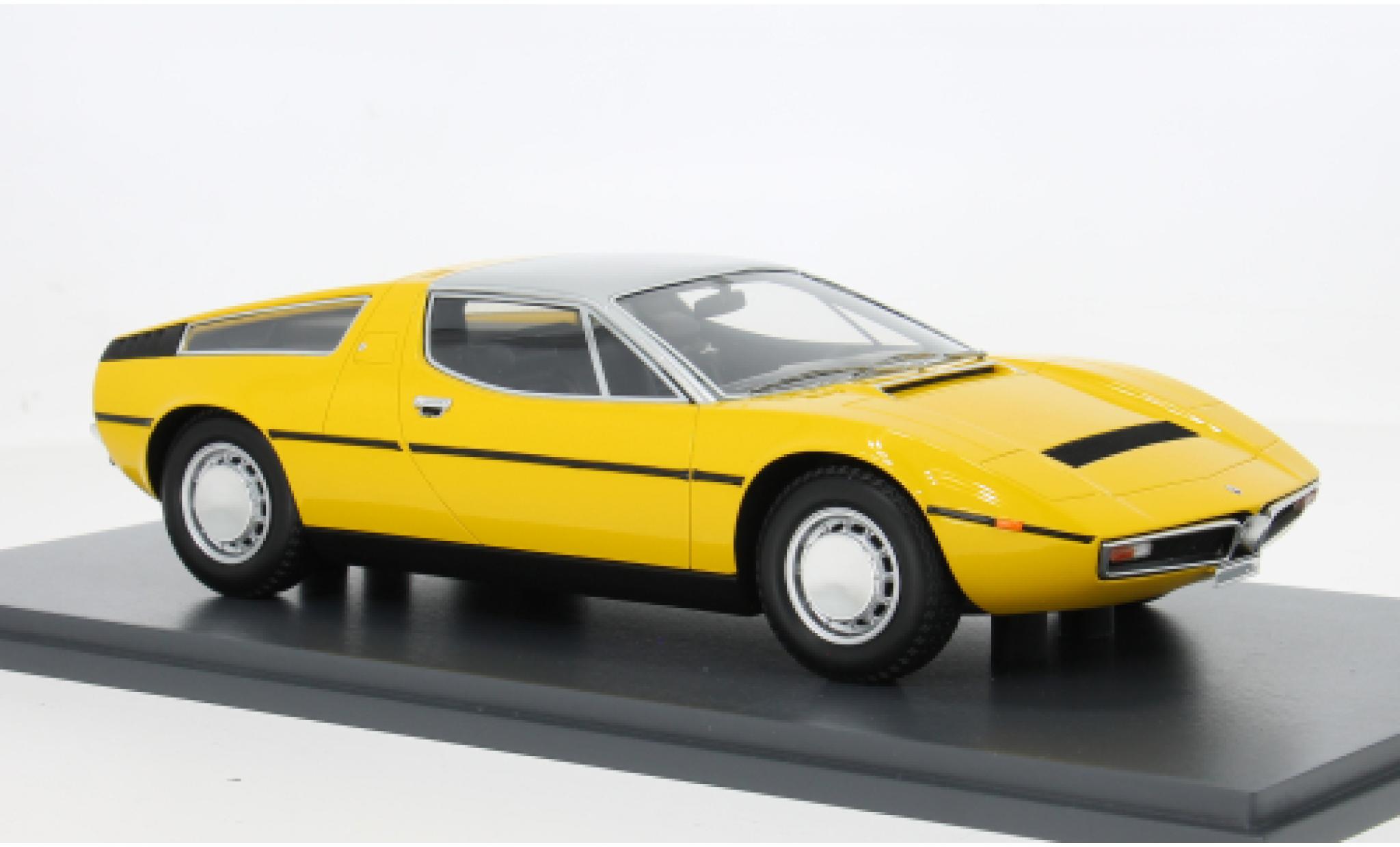 Maserati Bora 1/18 Schuco gelb 1971 1:18 modellautos