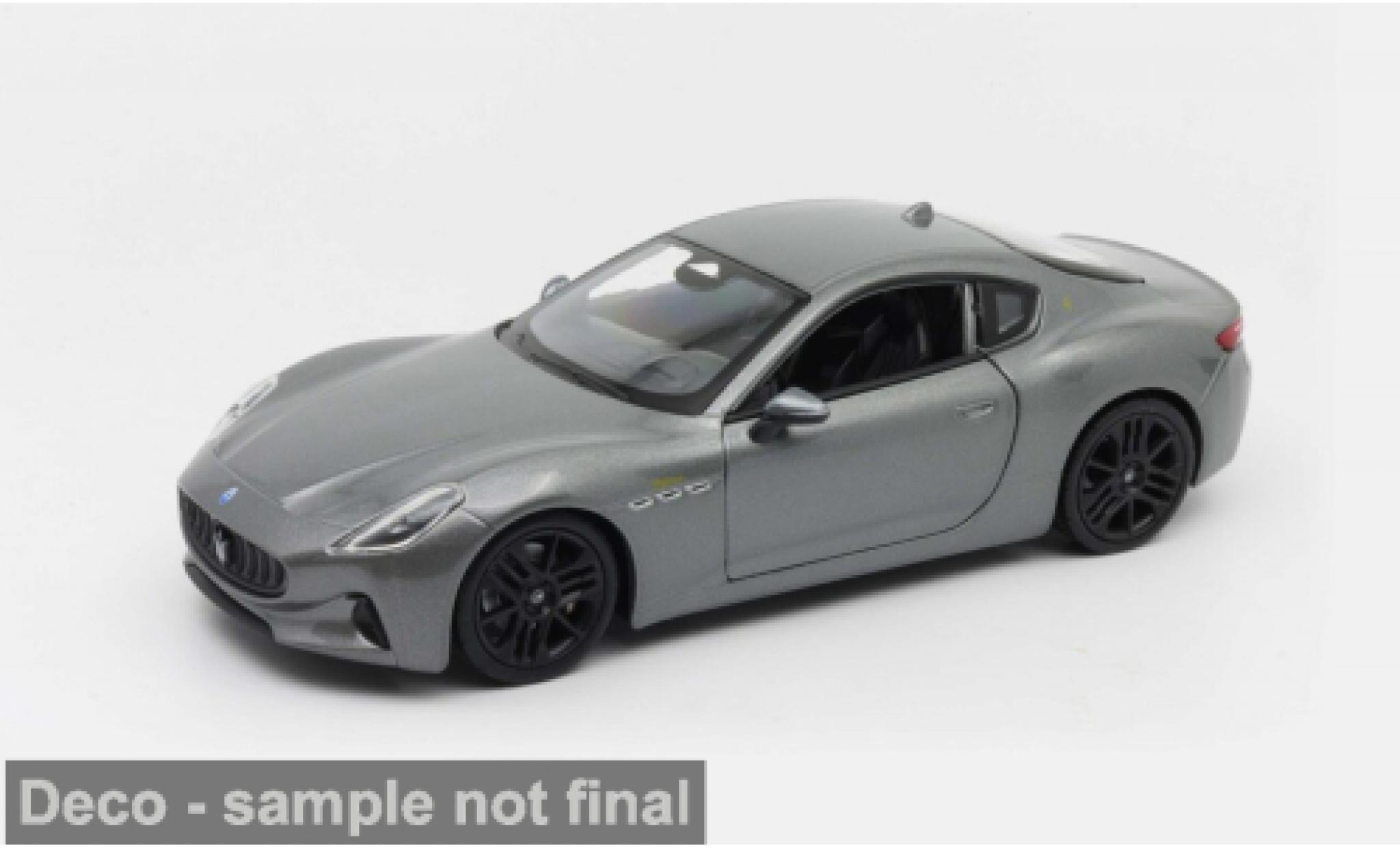 Maserati Gran Turismo 1/24 Welly Folgore grau 2023 1:24 modellautos