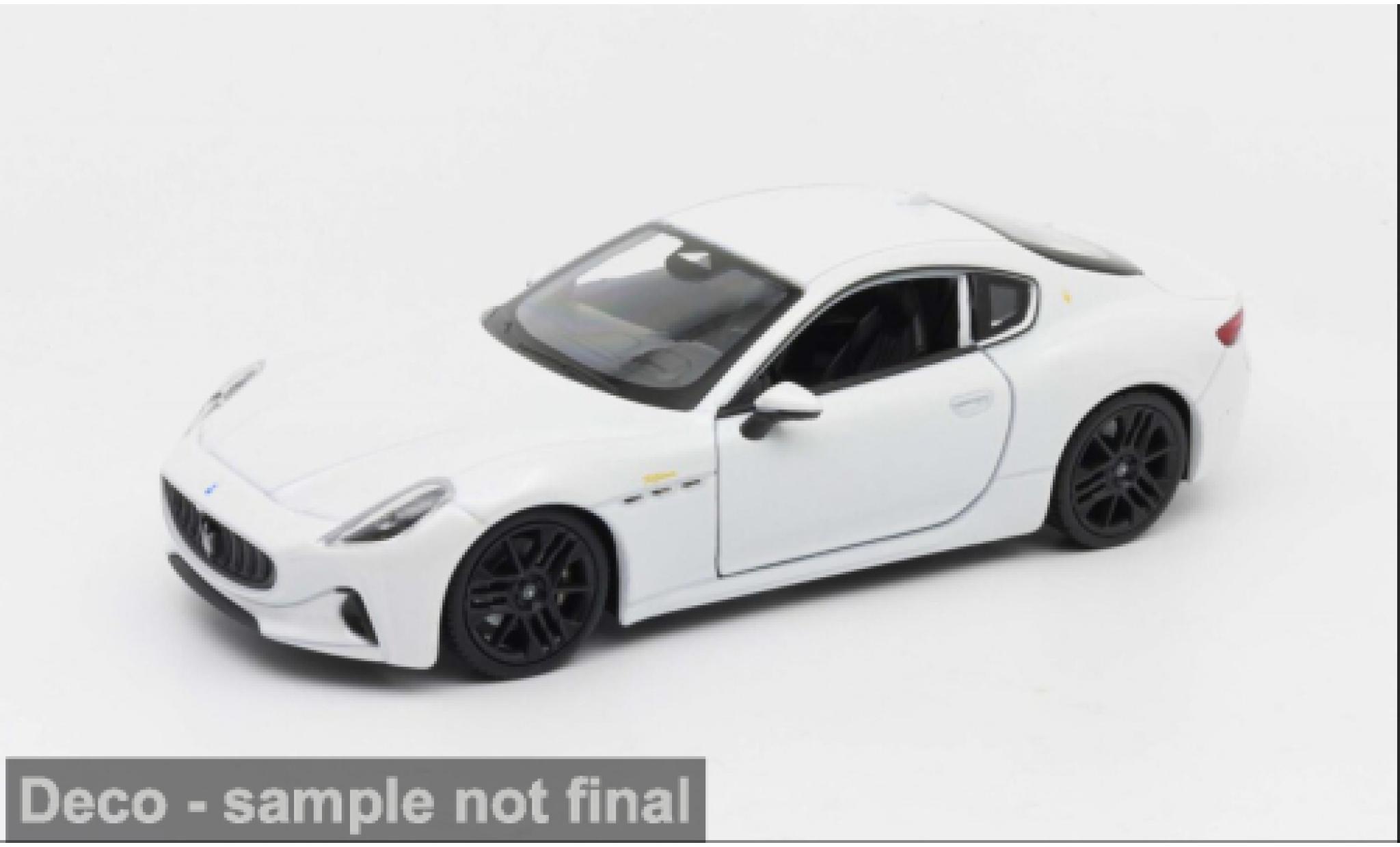 Maserati Gran Turismo 1/24 Welly Folgore weiss 2023 1:24 modellautos