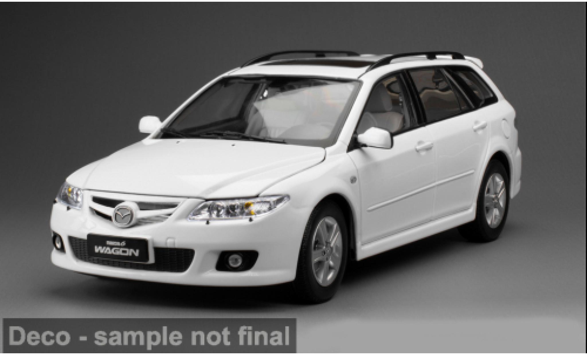 Mazda 6 1/18 Sun Star weiss 1:18 modellautos