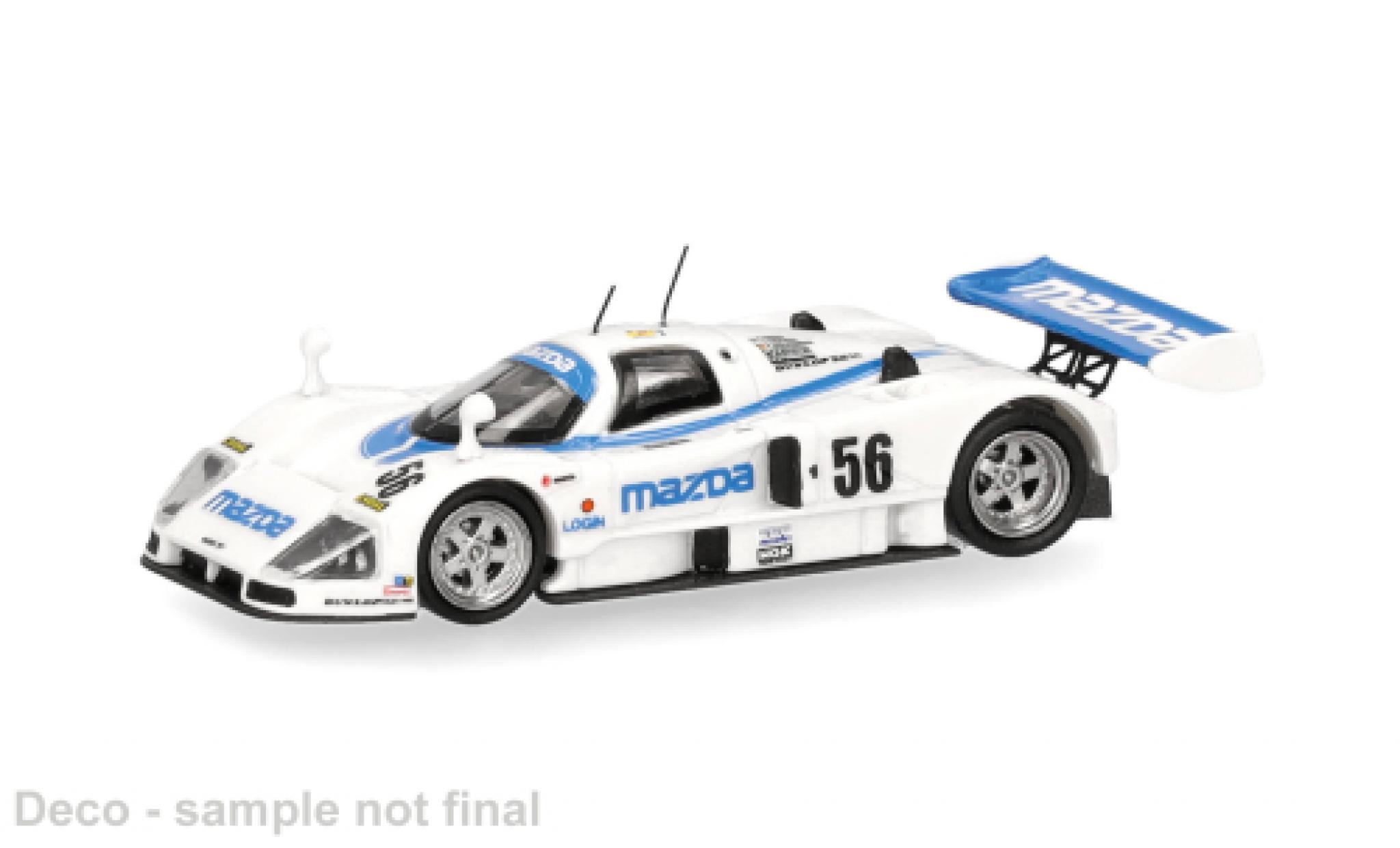 Mazda 787B 1/87 Micro City 87 weiss/blau #56 1:87 modellautos