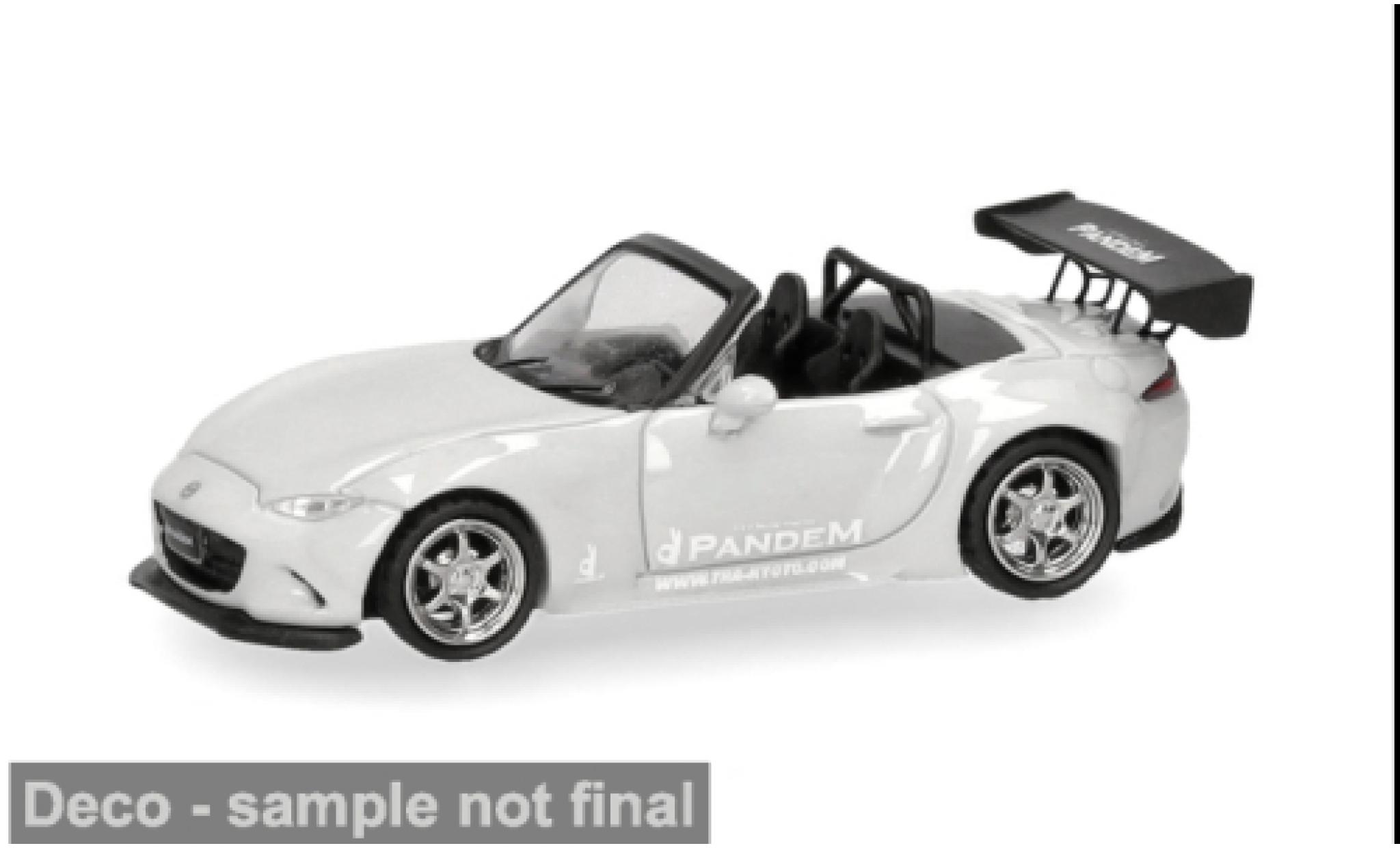 Mazda MX 1/87 Micro City 87 -5 Rocket Bunny grau 1:87 modellautos