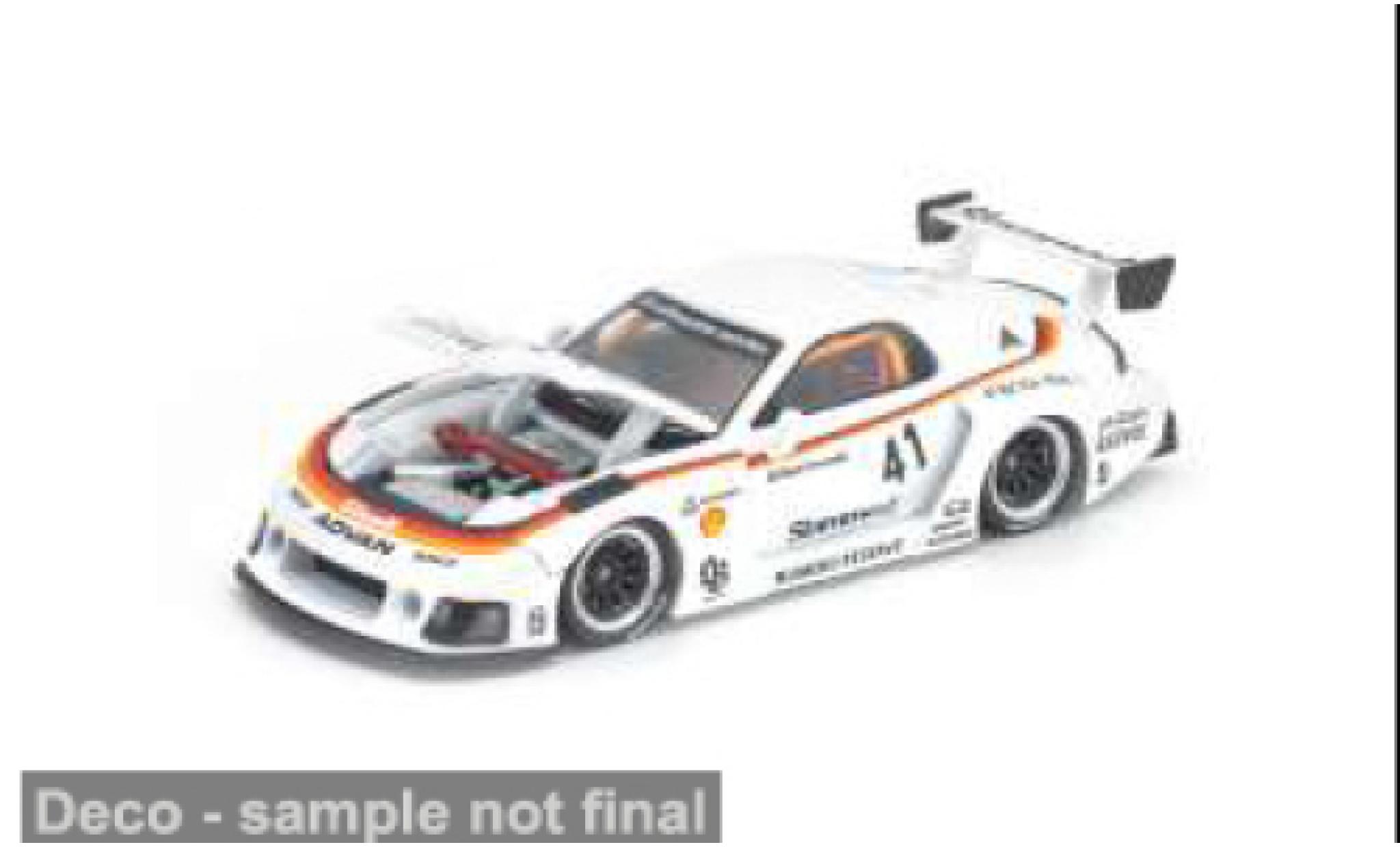 Mazda RX7 1/64 Pop Race (FD3S) weiss/Dekor 1:64 modellautos