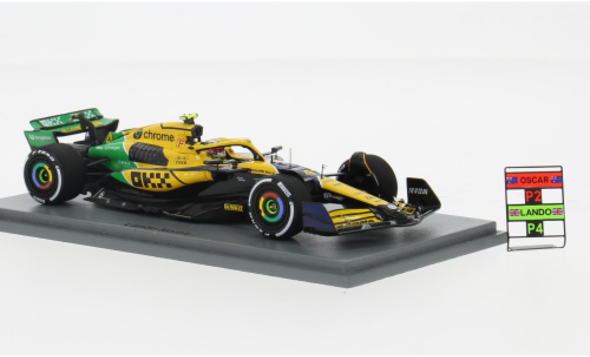 McLaren F1 1/43 Spark MCL38 GP Monaco 2024 Team #38 L.Norris 1:43 modellautos