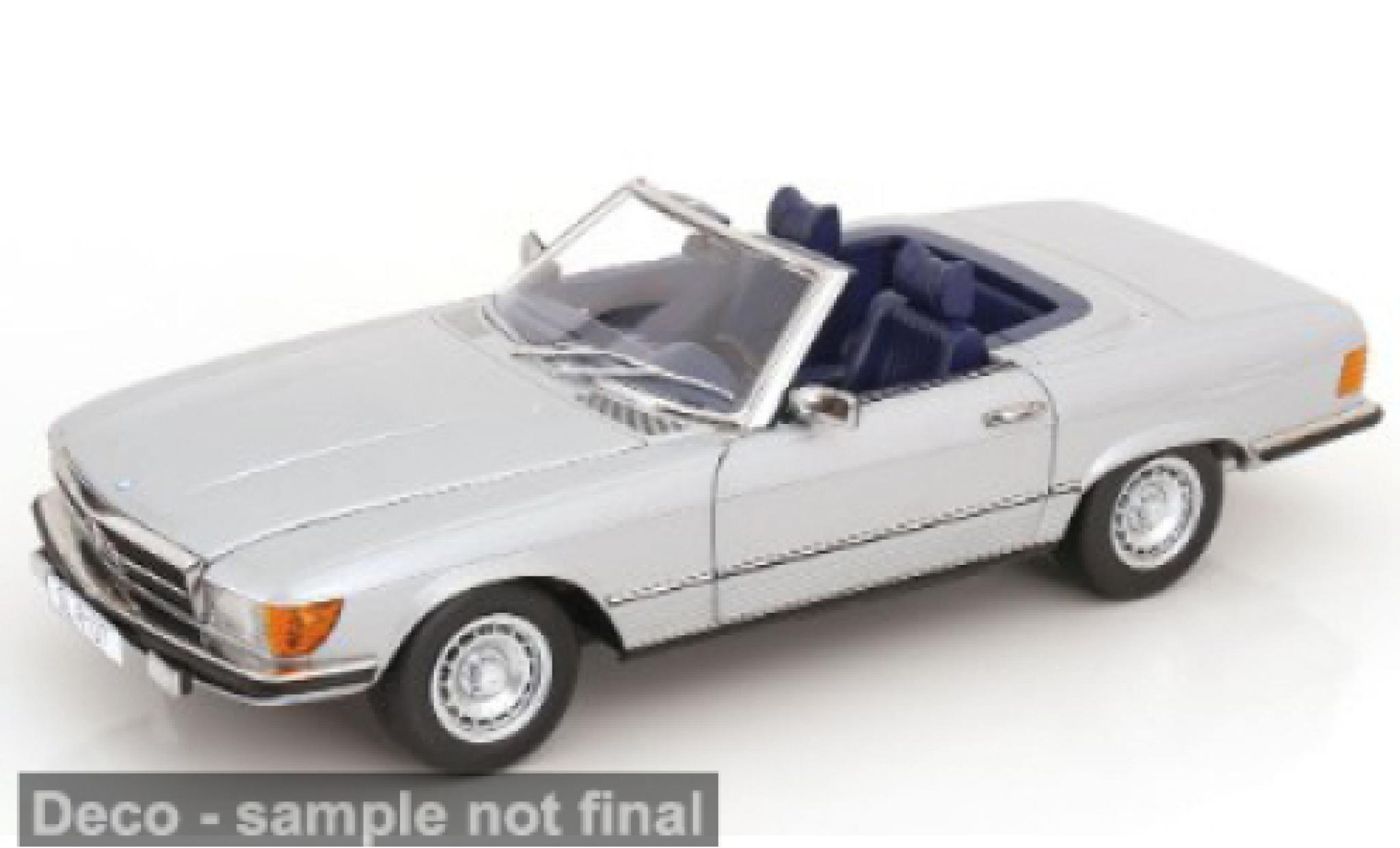 Mercedes 450 1/12 KK Scale SL (R 107) silber/blau 1985 1:12 modellautos
