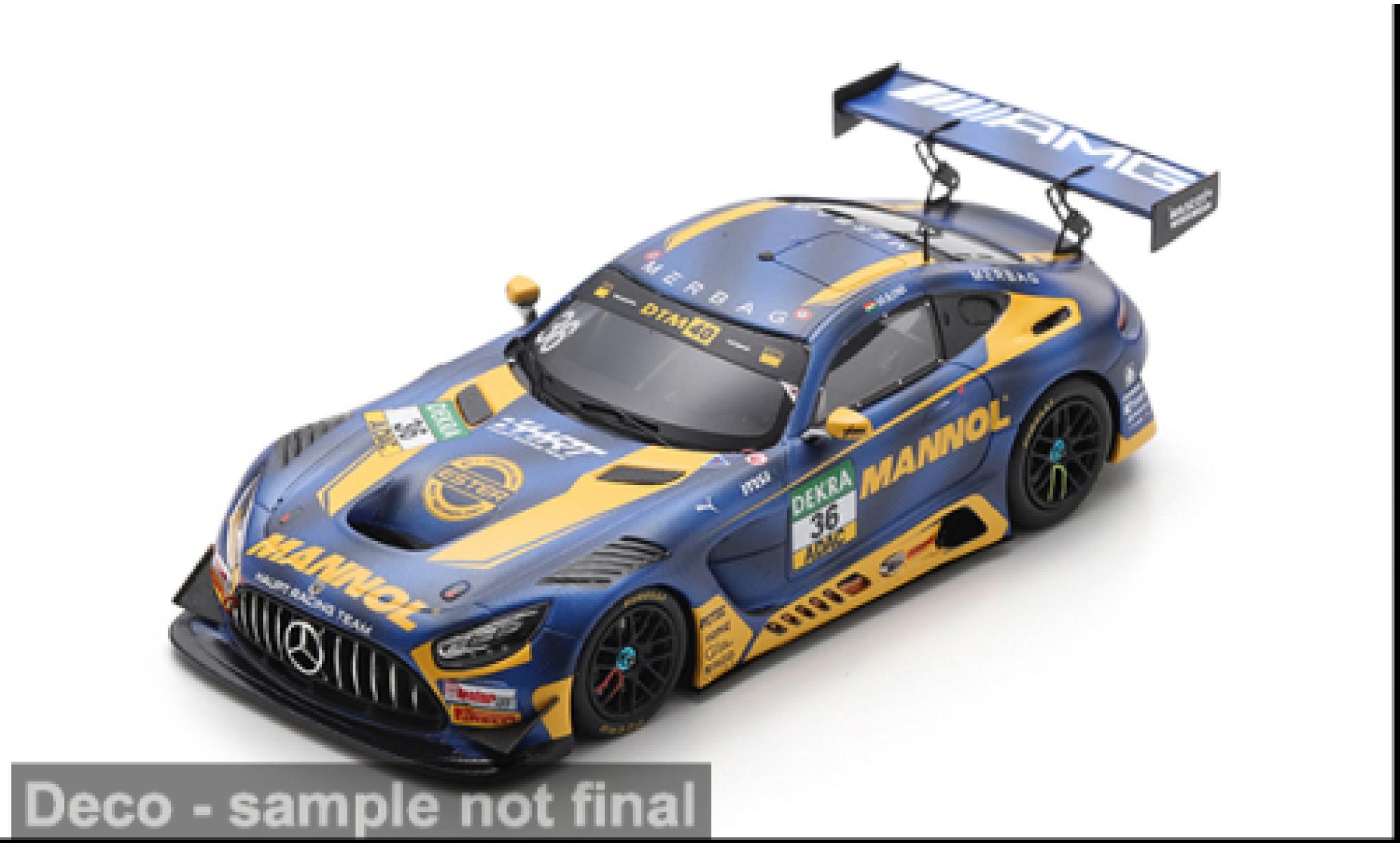 Mercedes AMG GT 1/43 Spark 3 DTM DTM-Saison 2024 Haupt Racing Team #36 A.Maini 1:43 modellautos