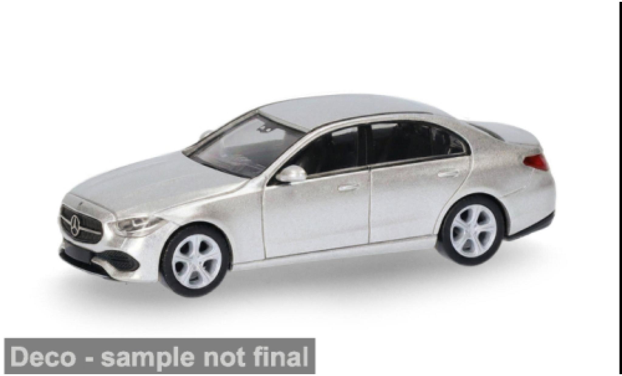 Mercedes Classe C 1/87 Herpa silber 1:87 modellautos