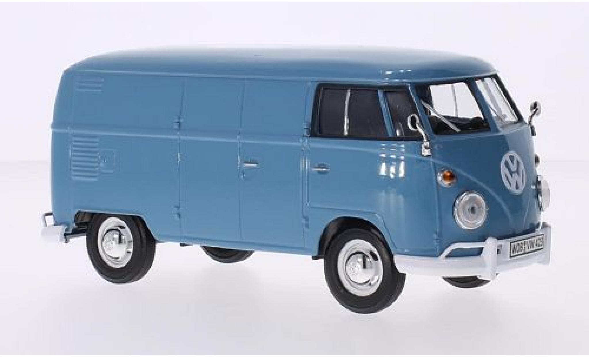 Volkswagen T1 1/24 Motormax Kasten blau 1:24 modellautos