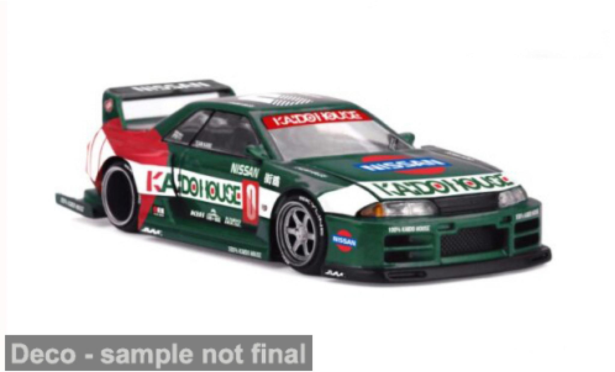 Nissan Skyline 1/64 Mini GT GTR (R32) schwarz 1989 1:64 modellautos