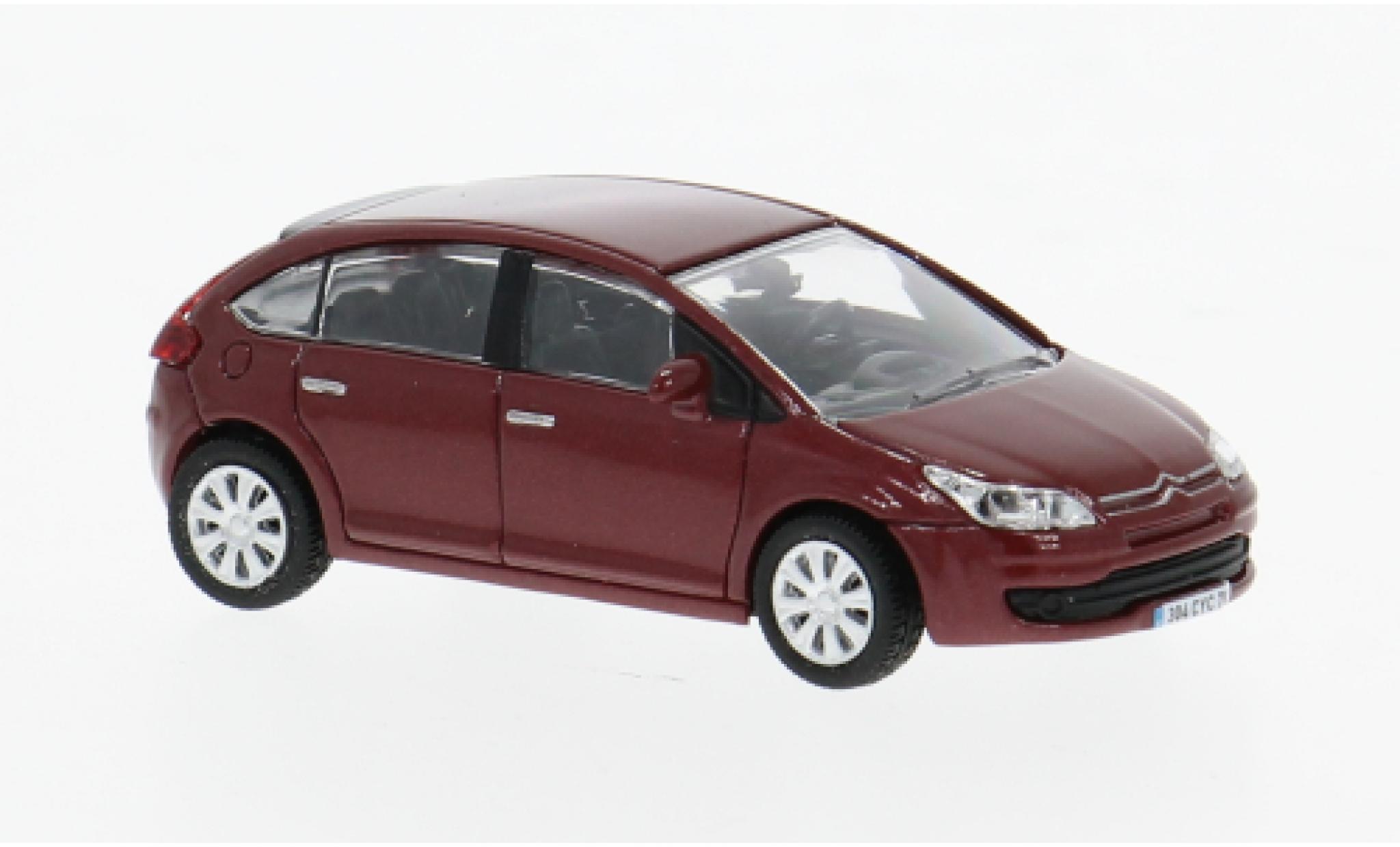 Citroen C4 Norev Berline rot 2004 1:87 modellautos