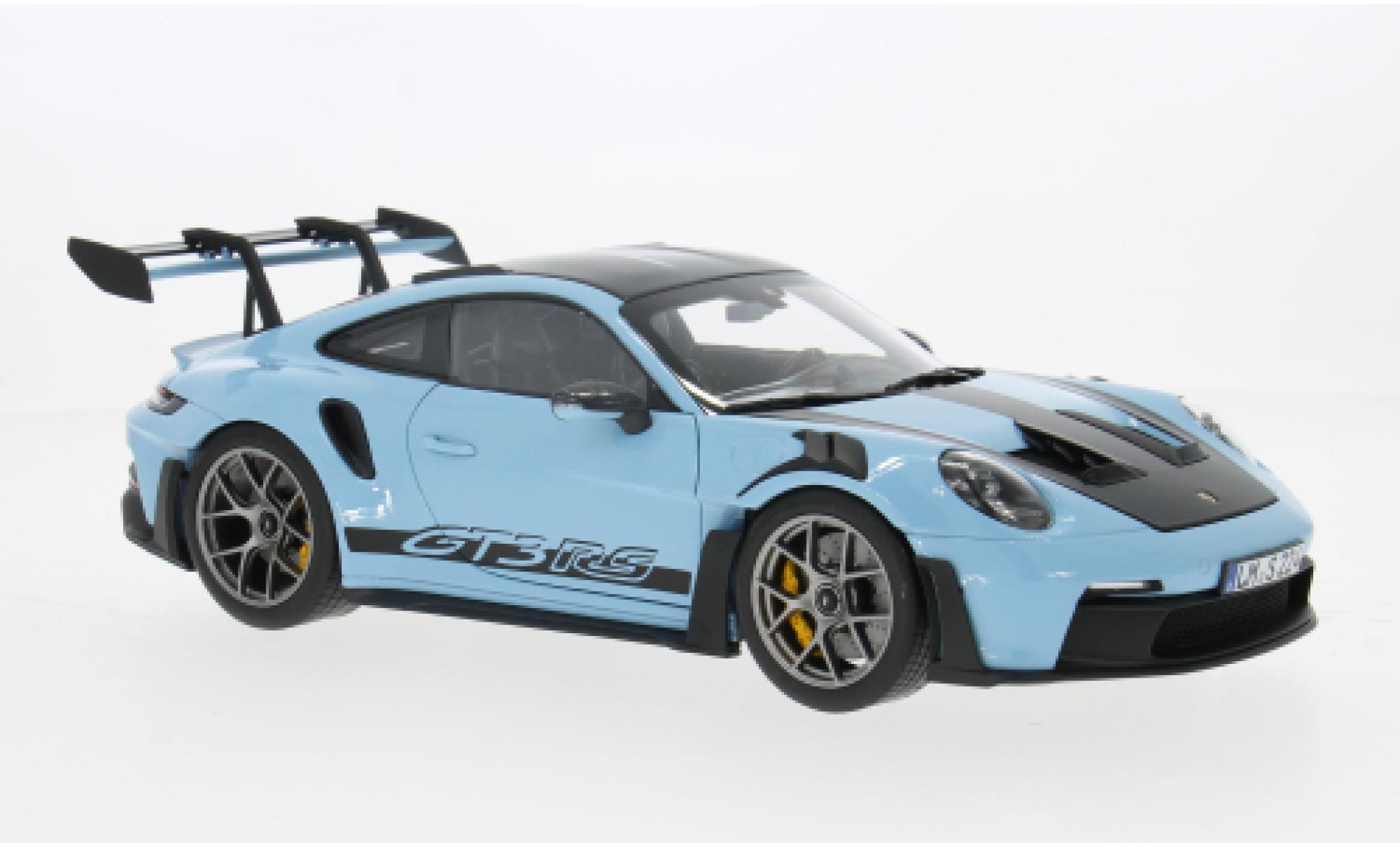 Porsche 992 GT3 R Norev 911  S blau 2022 1:18 modellautos