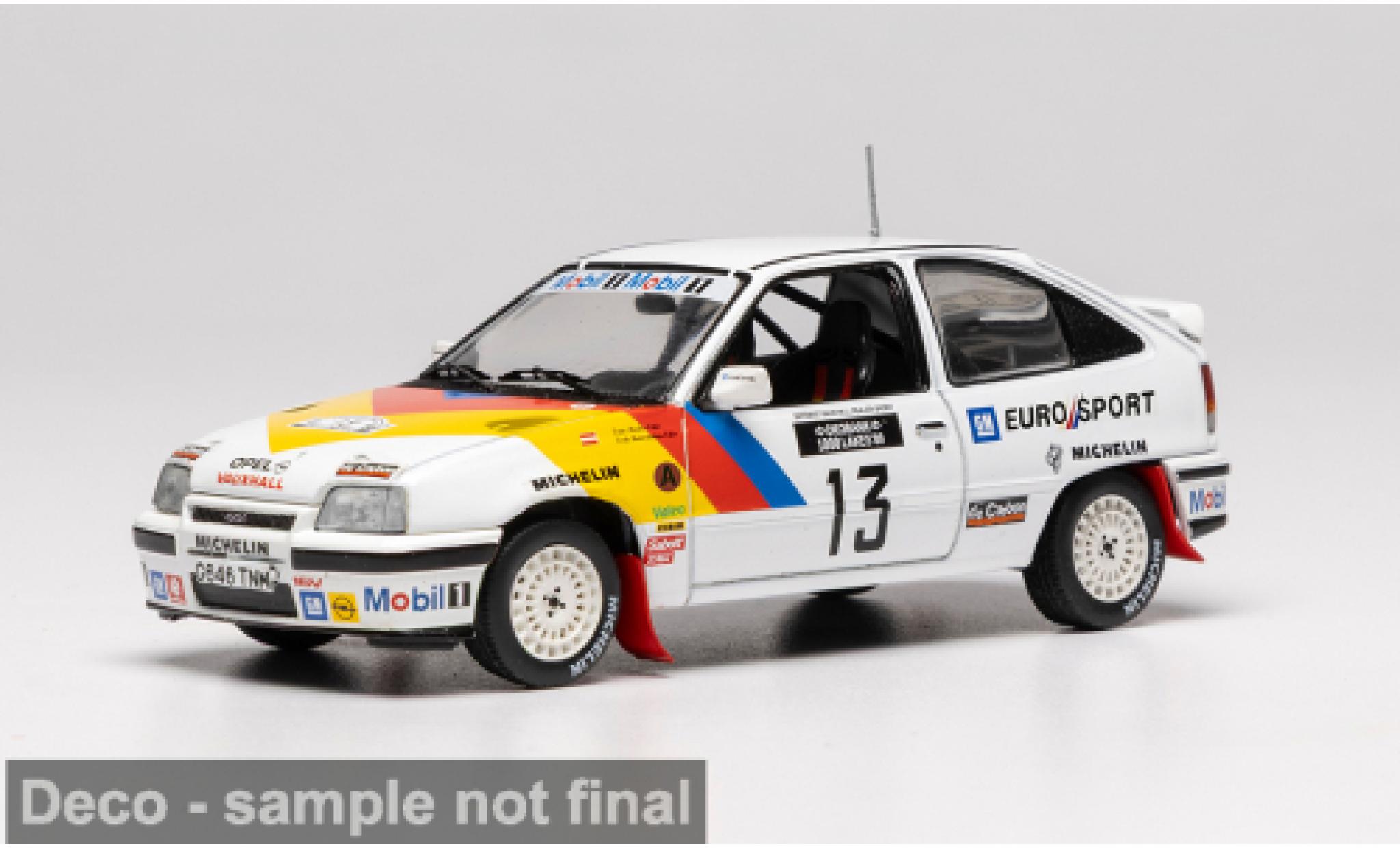 Opel Kadett 1/43 IXO E GSI 1000 Lakes Rally 1989 #13 S.Haider/F.Hinterleitner 1:43 modellautos