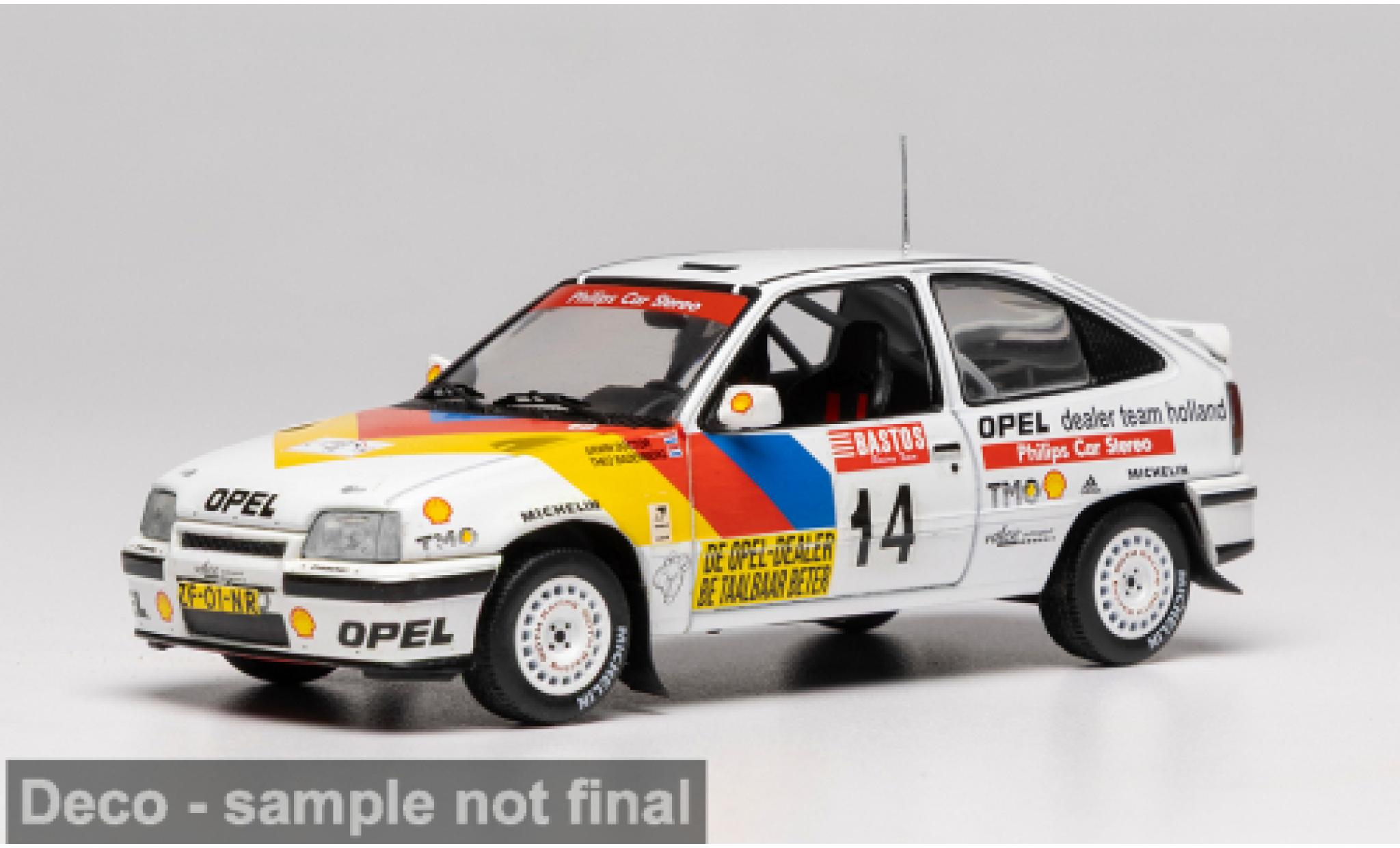 Opel Kadett 1/43 IXO E GSI Circuit des Ardennes 1992 #14 E.Doctor/T.Badenberg 1:43 modellautos