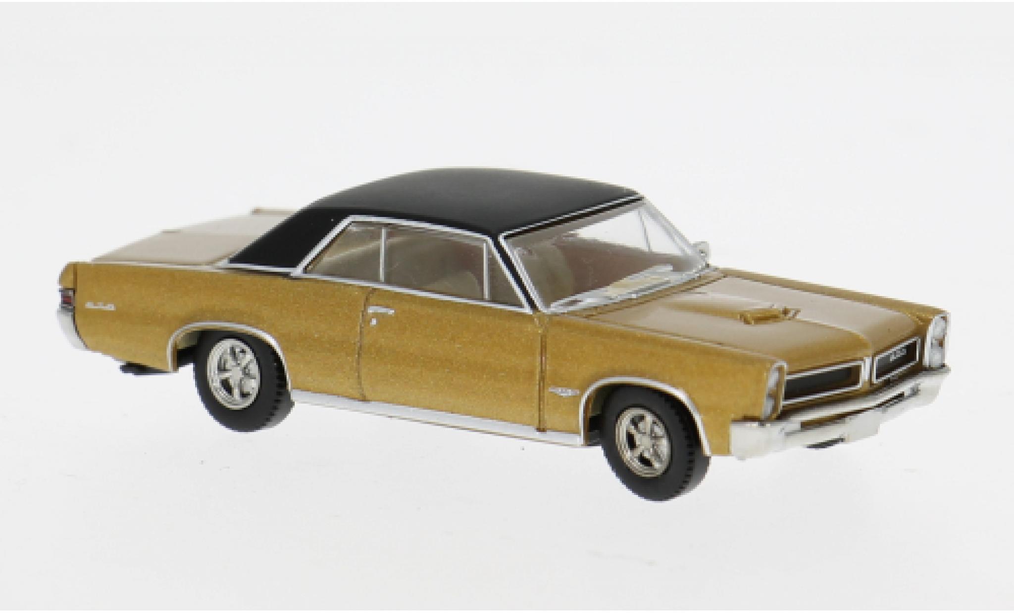 Pontiac GTO 1/87 Brekina Coupe gold/schwarz 1965 1:87 modellautos