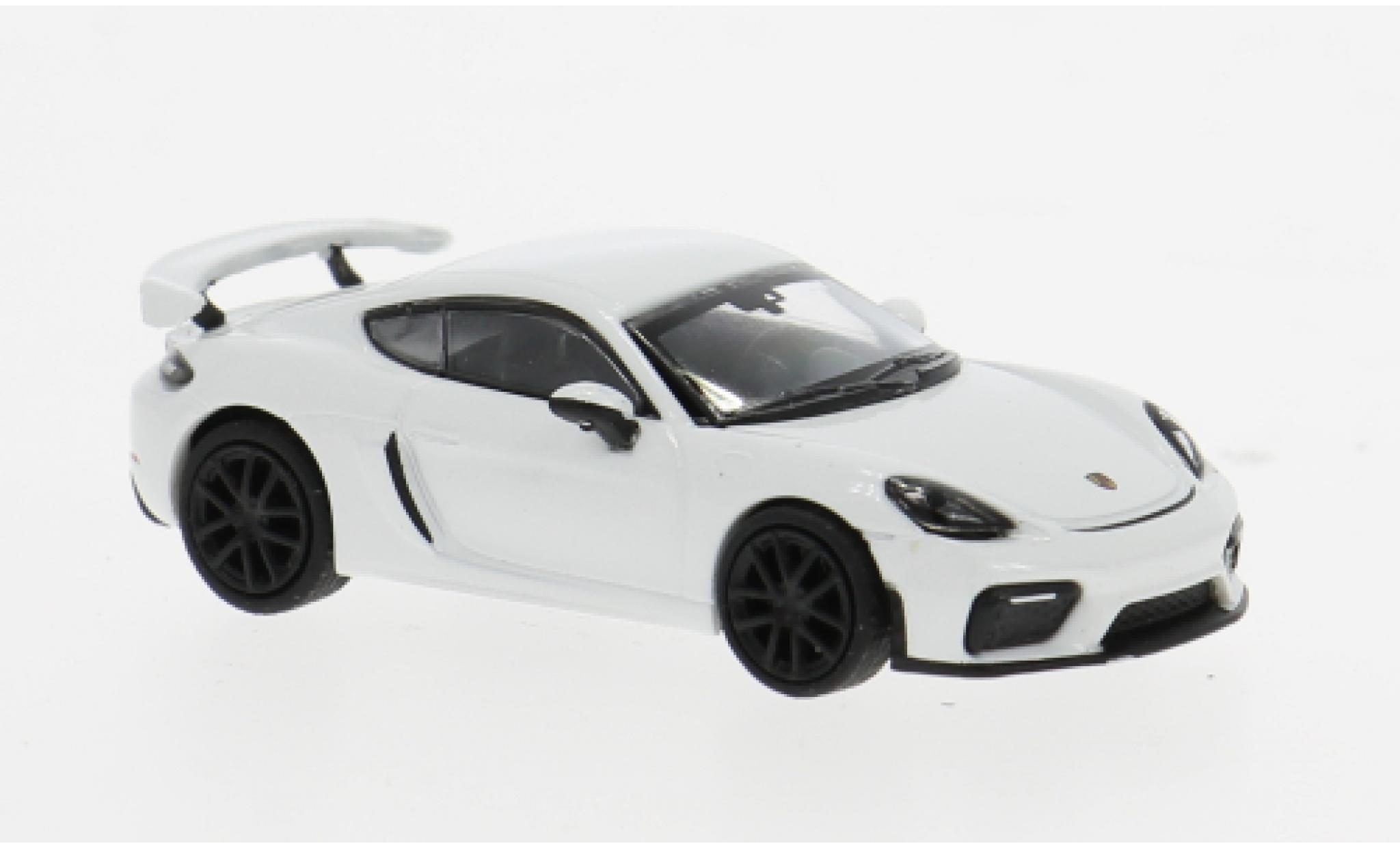 Porsche Cayman GT4 1/87 Minichamps 718 (981) weiss 2019 1:87 modellautos