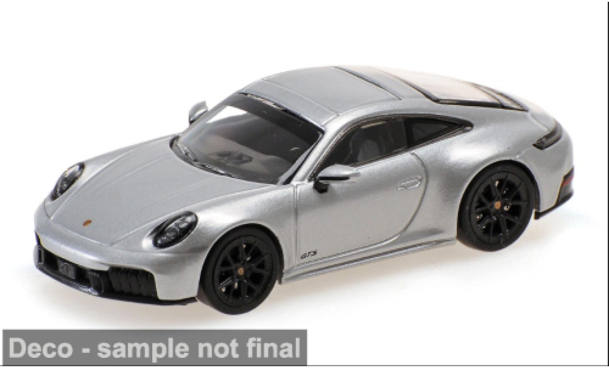 Porsche 992 GTS 1/64 Minichamps 911 (.2) Carrera grau 2025 1:64 modellautos